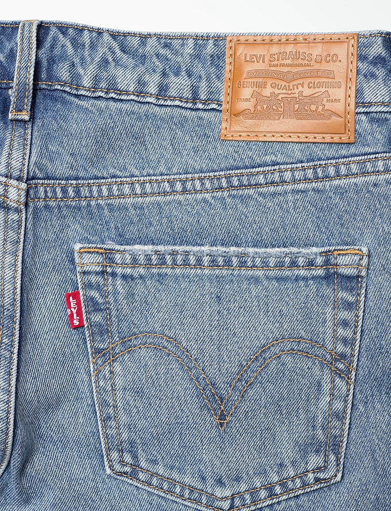 Levi's® - LOW LOOSE SHAKEY GROUND - vida jeans - med indigo - worn in - 4