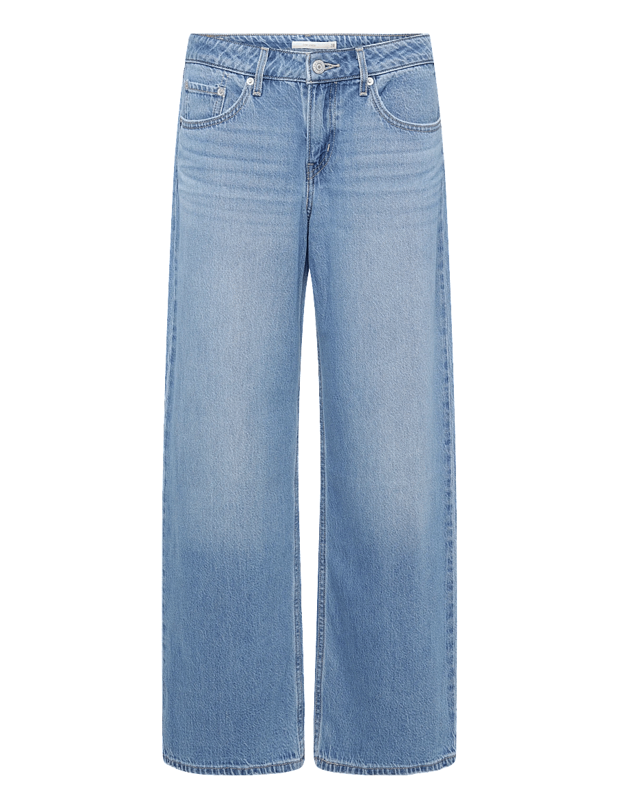 Levi's® - LOW LOOSE GOOD GRADES TENCEL - brede jeans - med indigo - worn in - 0