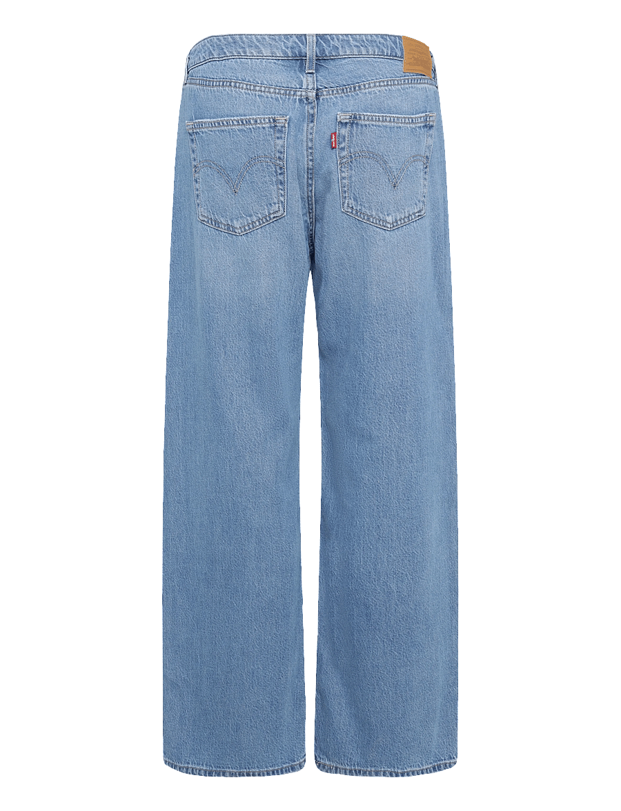 Levi's® - LOW LOOSE GOOD GRADES TENCEL - brede jeans - med indigo - worn in - 1