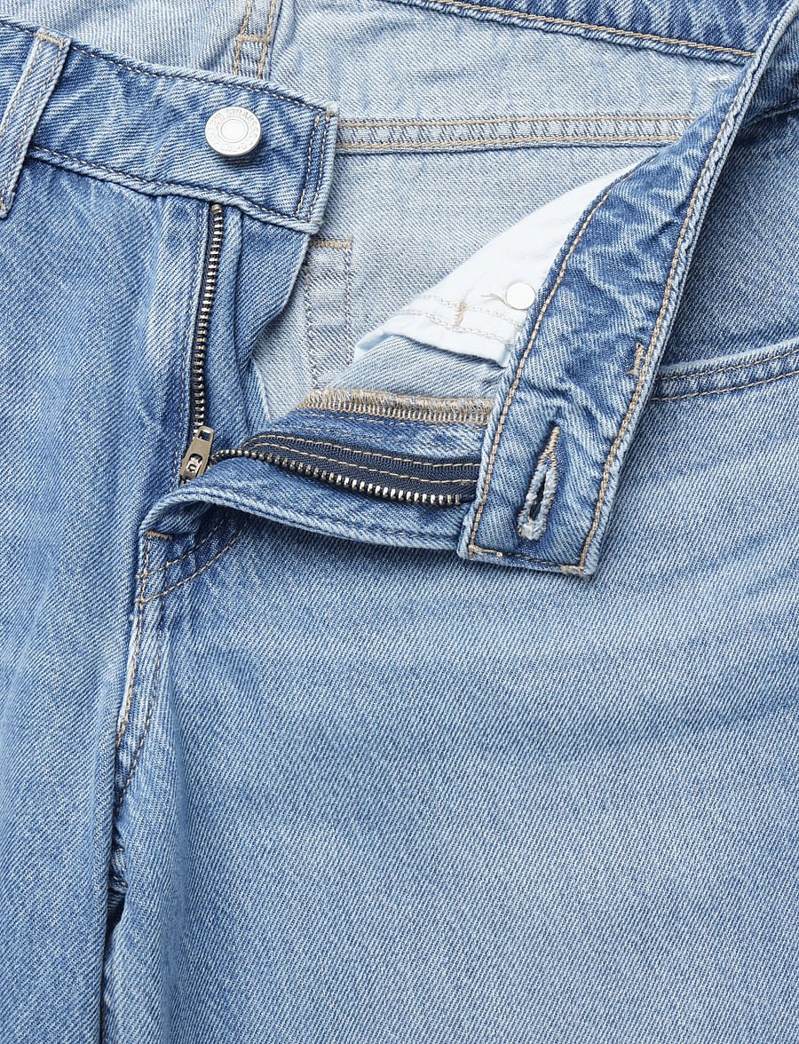 Levi's® - LOW LOOSE GOOD GRADES TENCEL - brede jeans - med indigo - worn in - 3