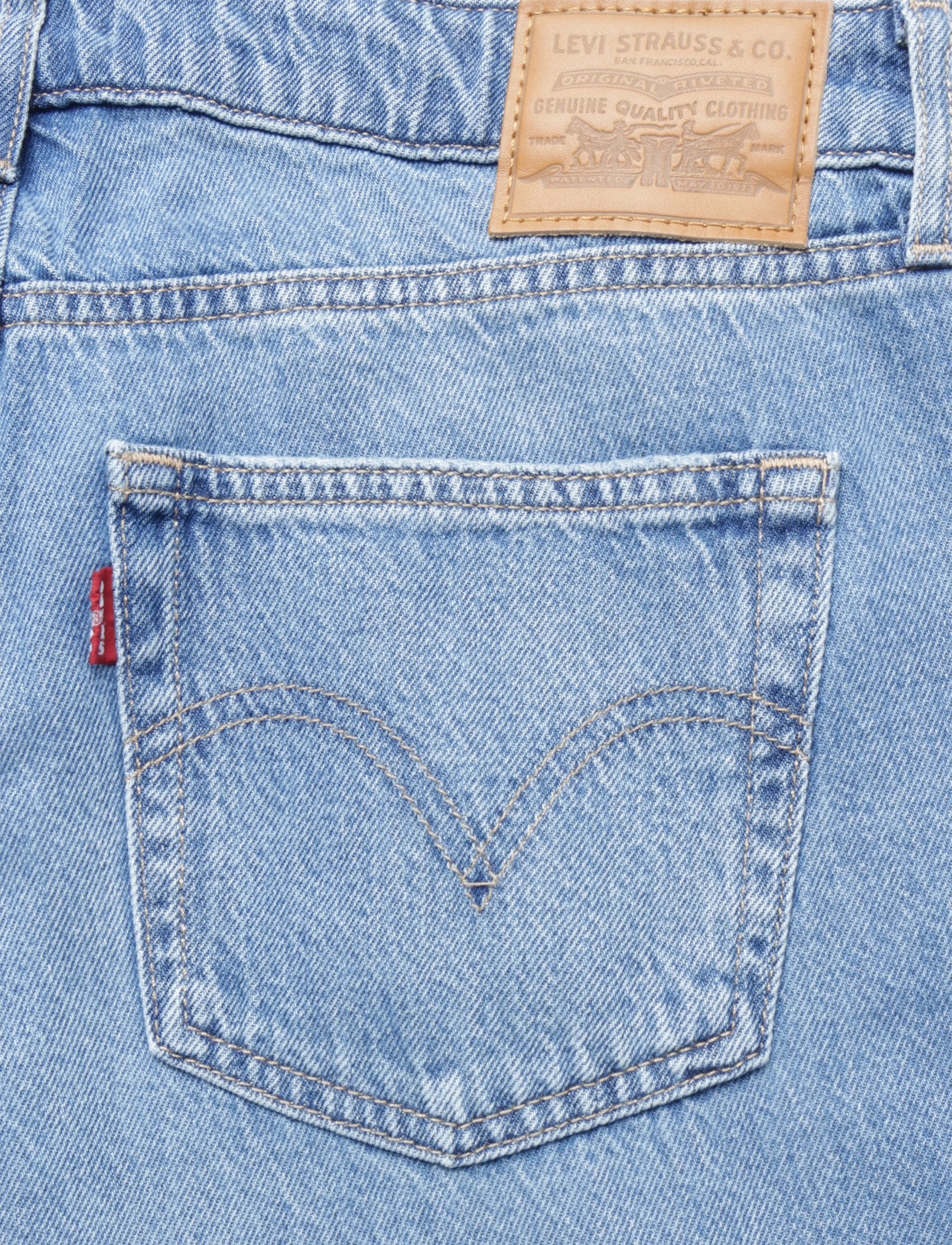 Levi's® - LOW LOOSE GOOD GRADES TENCEL - brede jeans - med indigo - worn in - 4