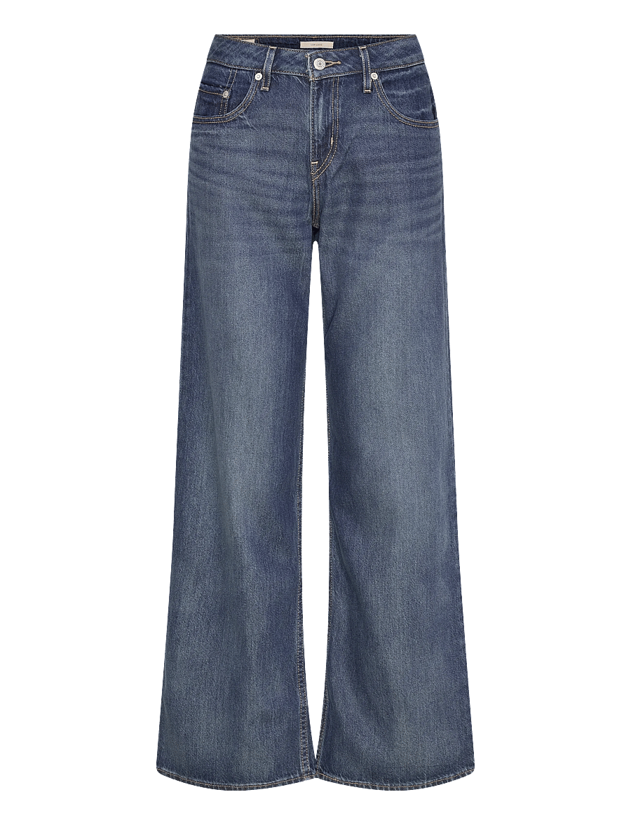Levi's® - LOW LOOSE LOST IN TRANSLATION - hosen mit weitem bein - med indigo - worn in - 1