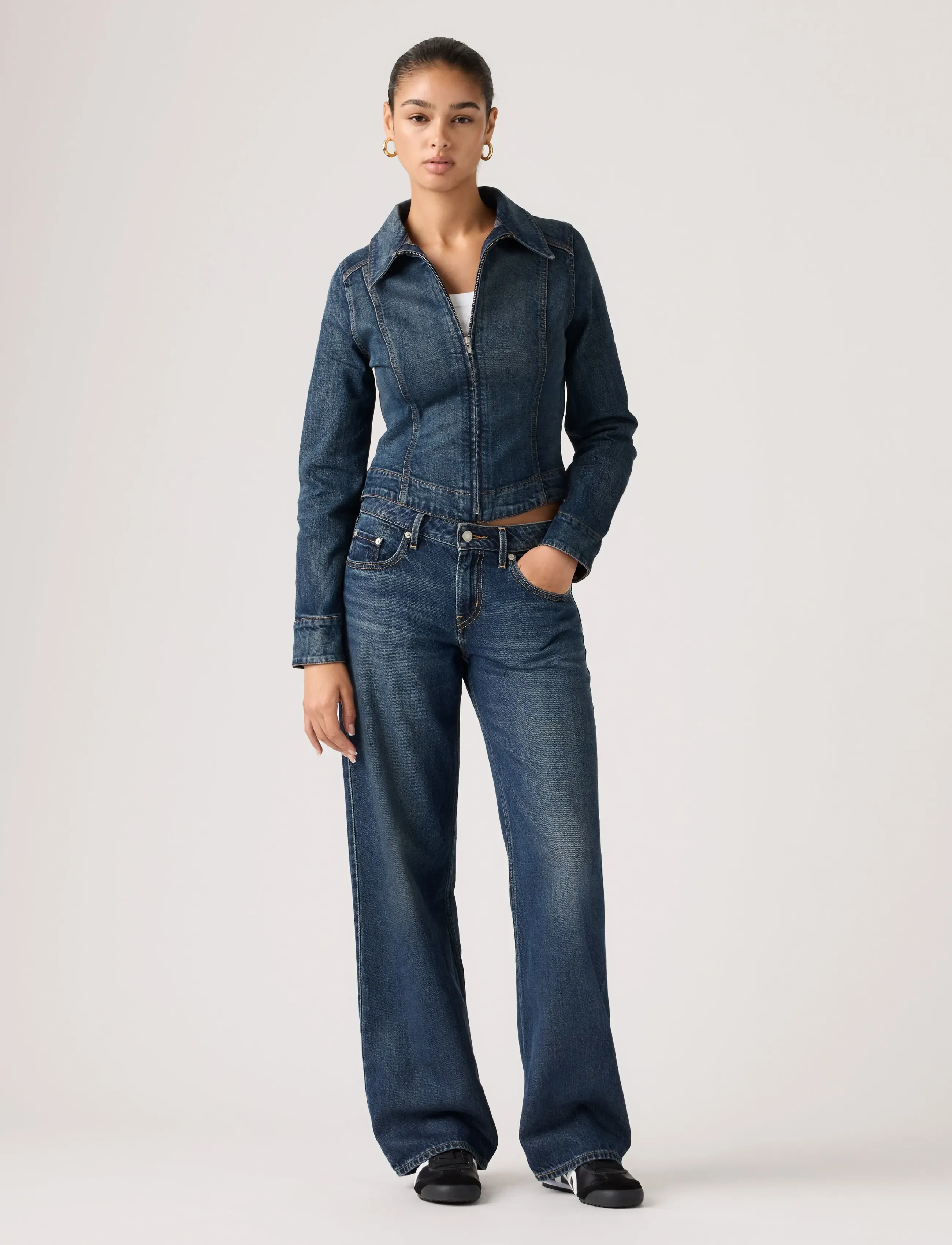 Levi's® LOW LOOSE LOST IN TRANSLATION - Kläder - MED INDIGO - WORN IN / blue