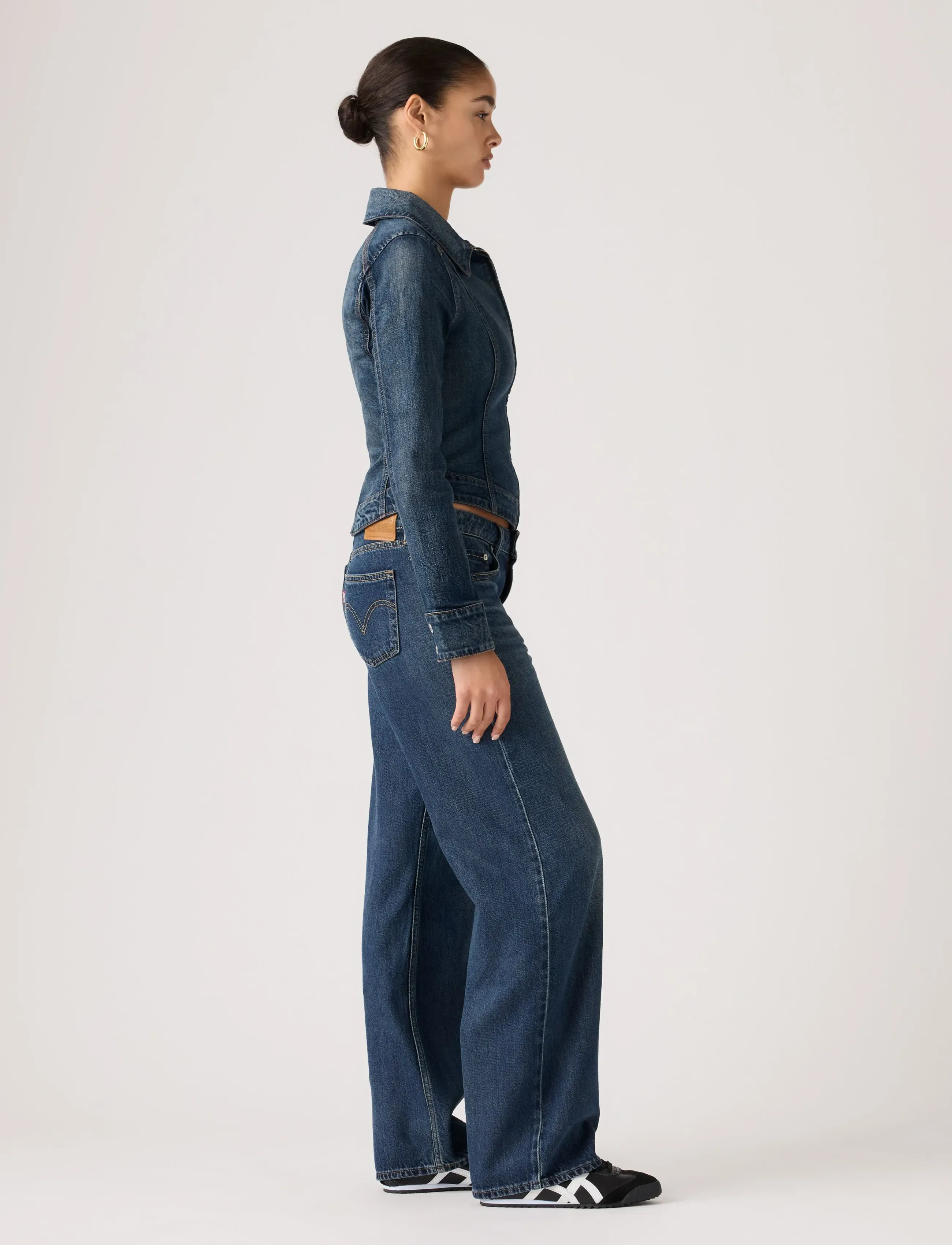 Levi's® - LOW LOOSE LOST IN TRANSLATION - laia säärega teksad - med indigo - worn in - 3