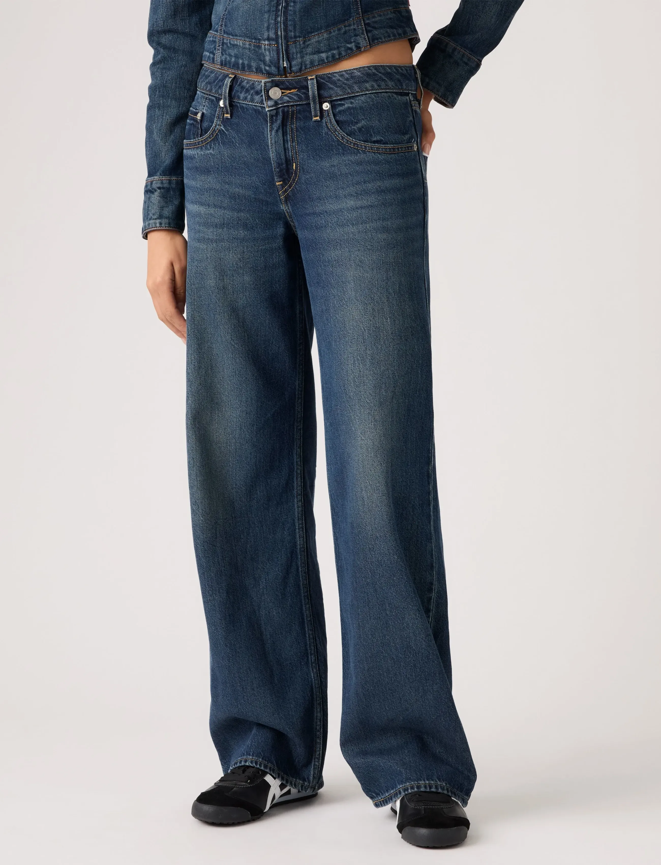 Levi's® - LOW LOOSE LOST IN TRANSLATION - laia säärega teksad - med indigo - worn in - 5