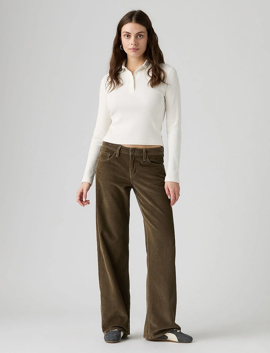 Levi's® - LOW LOOSE CANTEEN - velvetpüksid - browns - 3