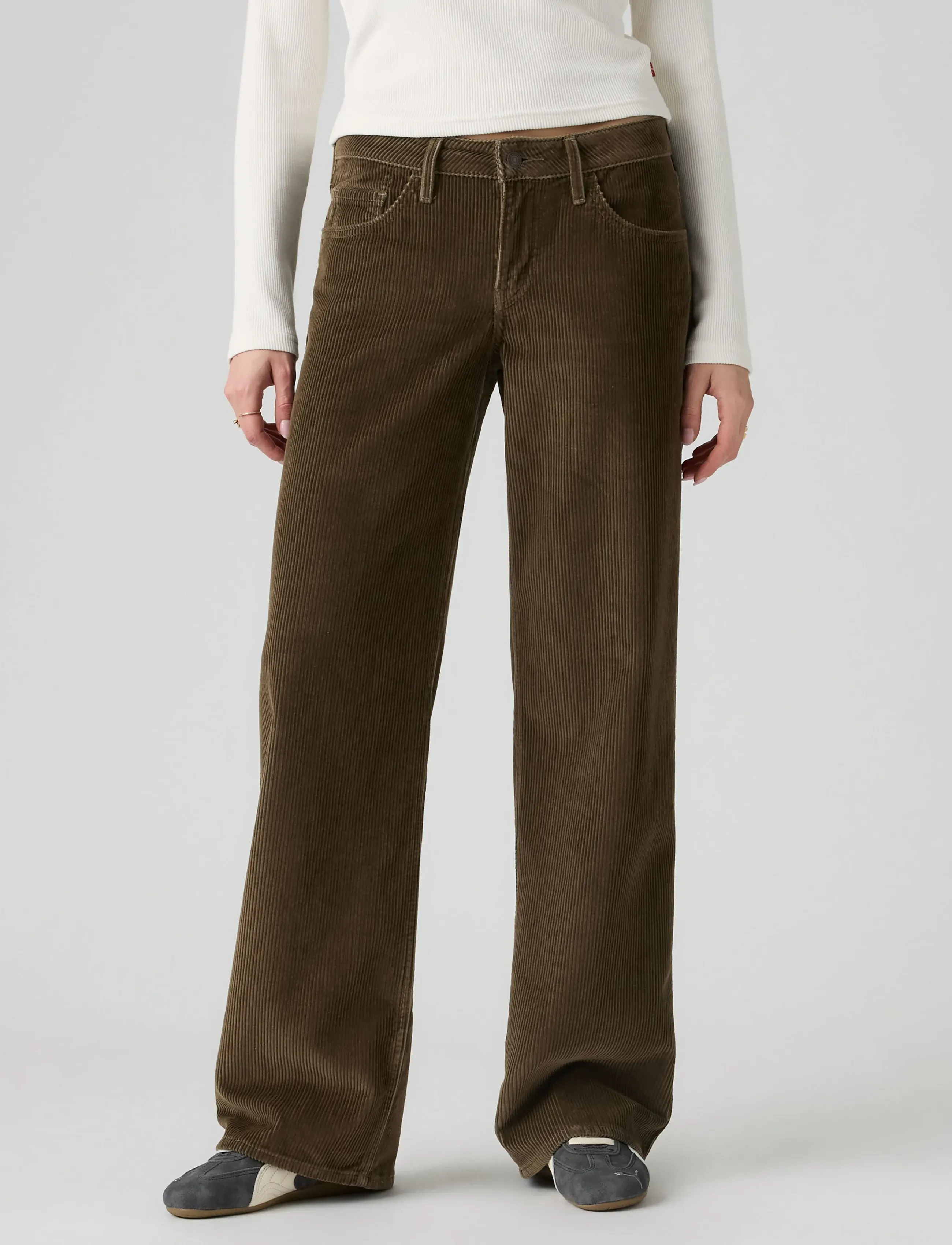 Levi's® - LOW LOOSE CANTEEN - velvetpüksid - browns - 5