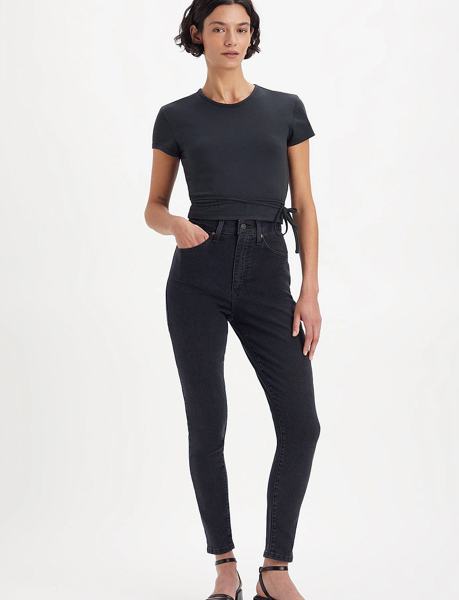Levi's® - RETRO HIGH SKINNY CHANGE OF PL - skinny jeans - blacks - 0