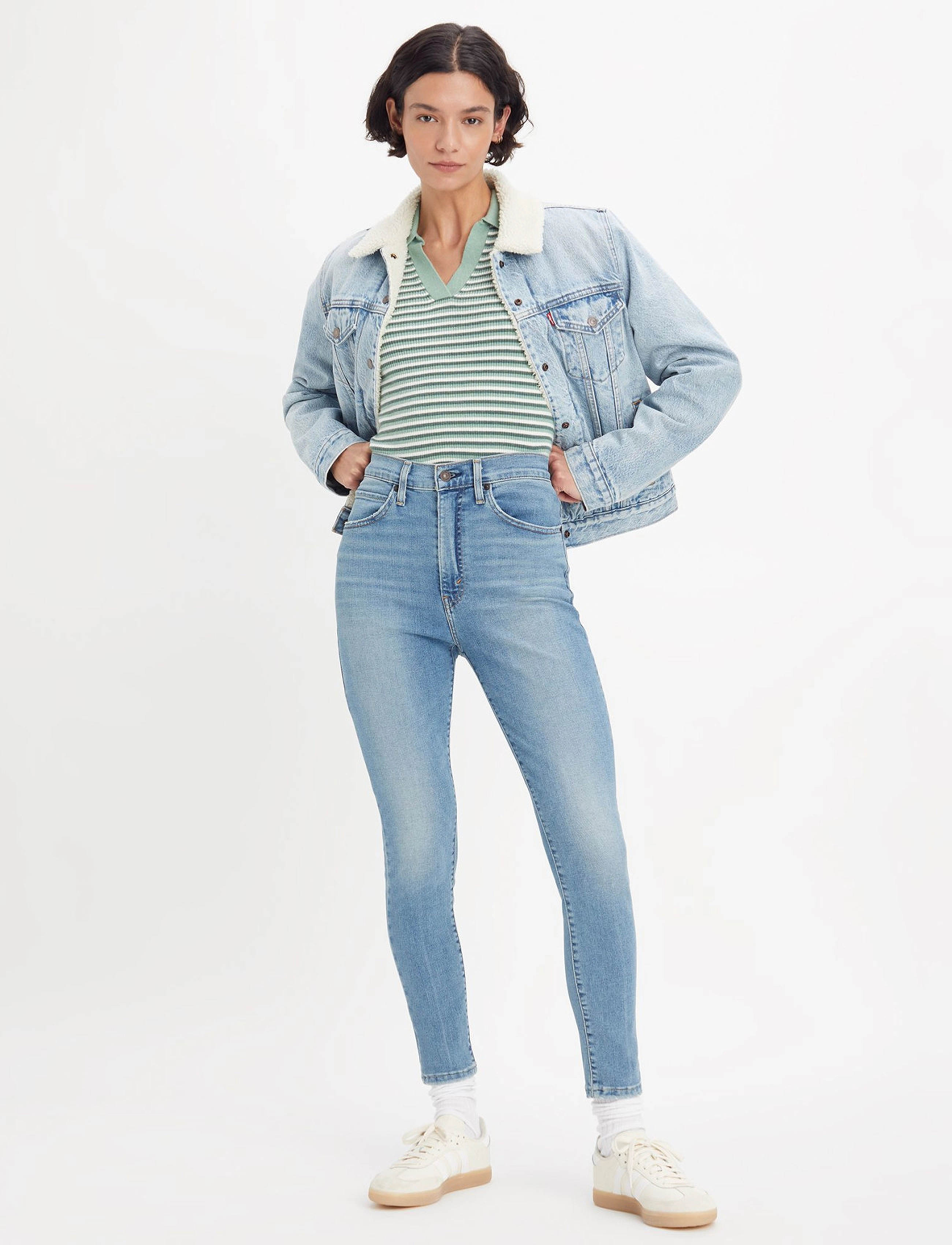 LEVI´S Women - RETRO HIGH SKINNY IN CONFIDENC - med indigo - worn in - 2