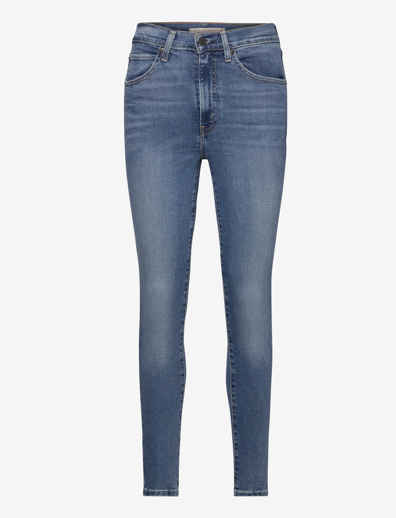 Levi's® - RETRO HIGH SKINNY RUN THE WORL - skinny jeans - med indigo - worn in - 1