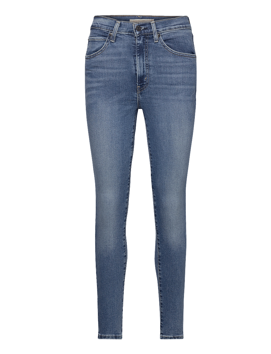 Levi's® - RETRO HIGH SKINNY RUN THE WORL - jeans skinny - med indigo - worn in - 1