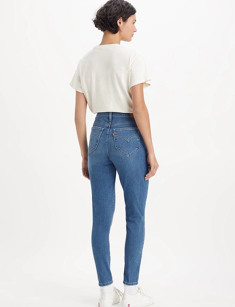 Levi's® - RETRO HIGH SKINNY RUN THE WORL - skinny jeans - med indigo - worn in - 4