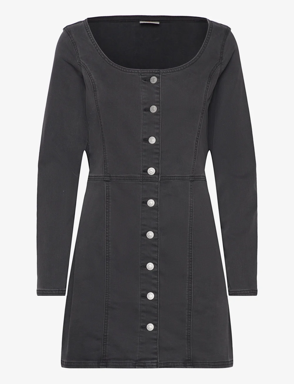 LEVI S Women Veda Denim Dress Cool Smoke 2 Short Dresses Boozt