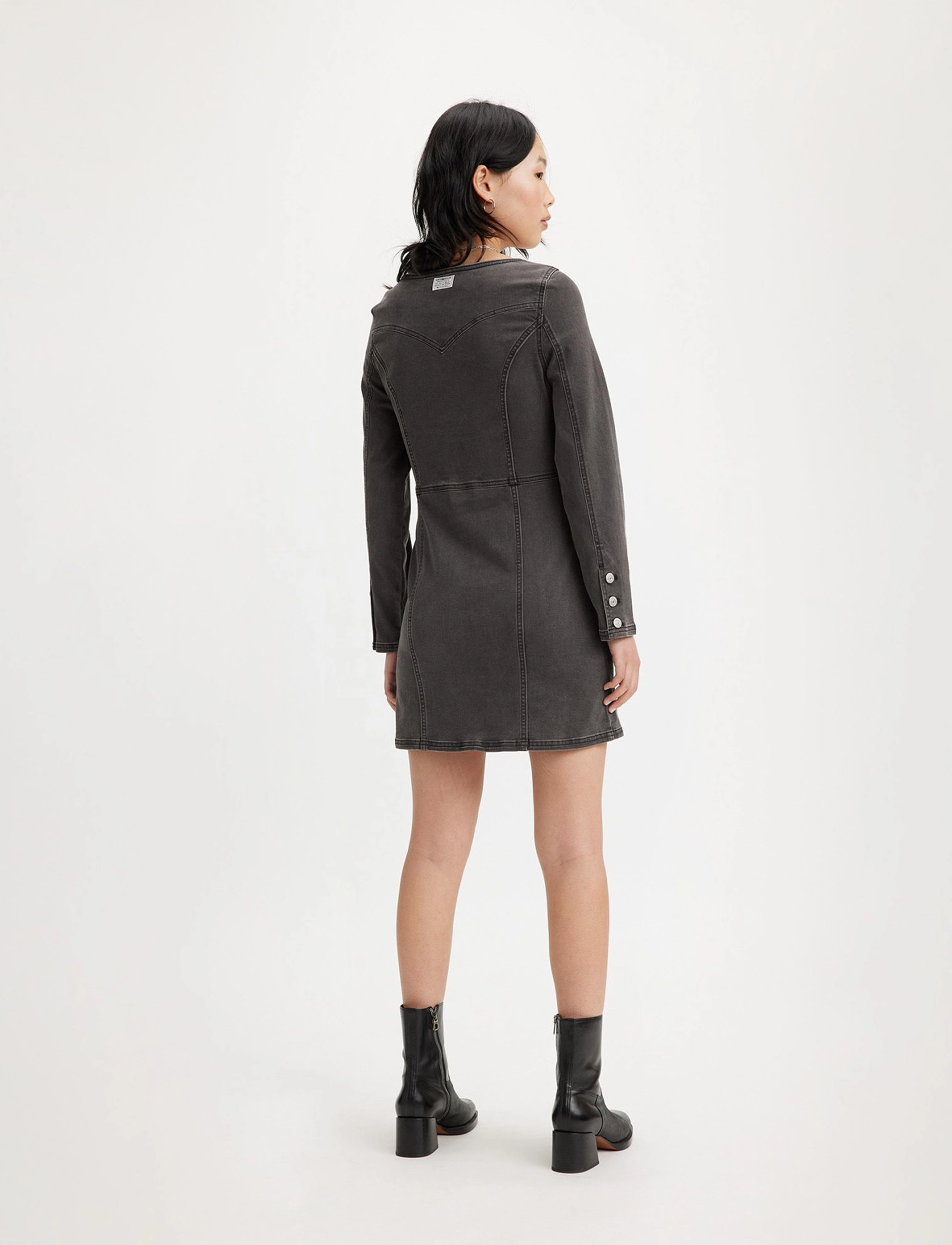 Levi's® - VEDA DENIM DRESS COOL SMOKE 2 - blacks - 3