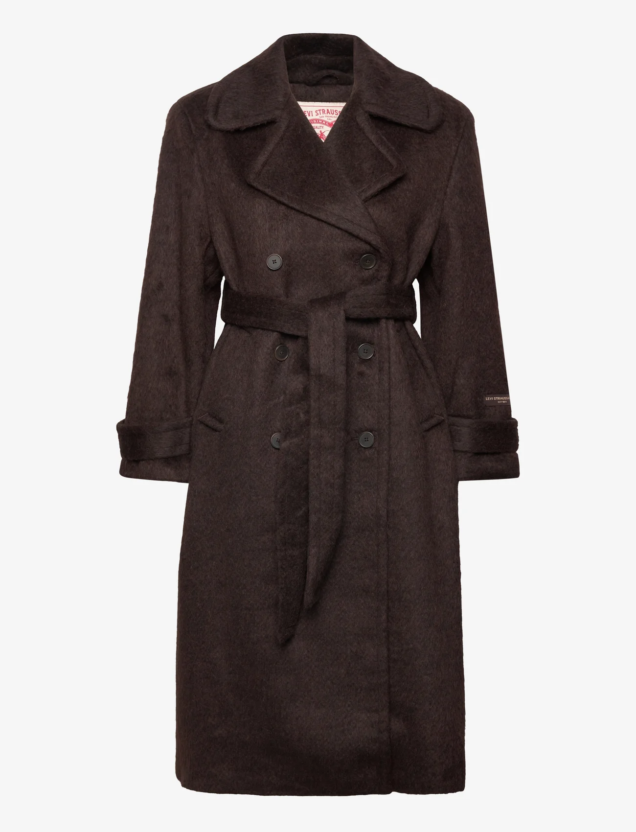 LEVI´S Women - WOOLY TRENCH COAT MOLE - winter coats - neutrals - 0