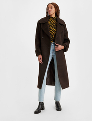 LEVI´S Women - WOOLY TRENCH COAT MOLE - winter coats - neutrals - 2