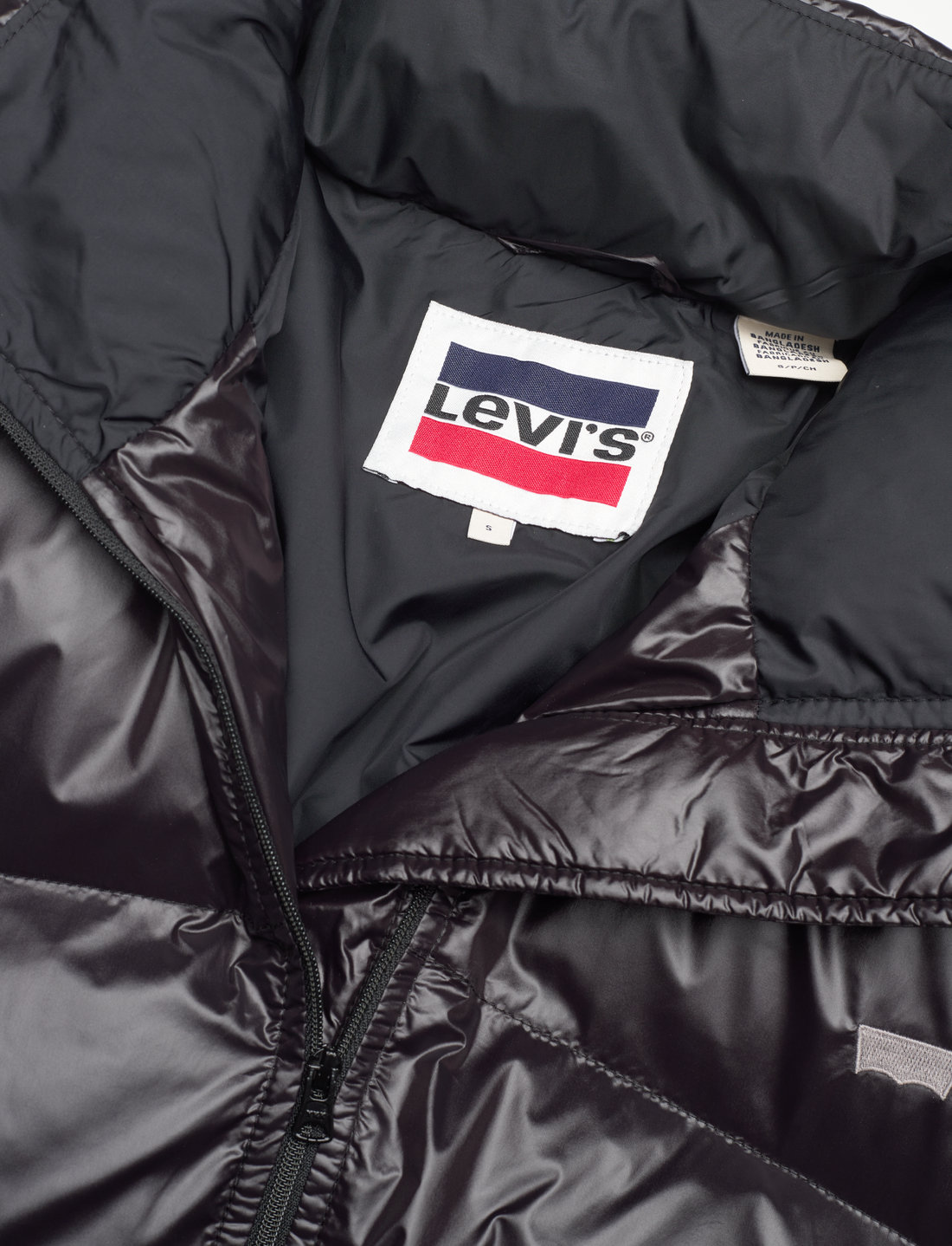 Levi's kerri puffer coat 2025 caviar black