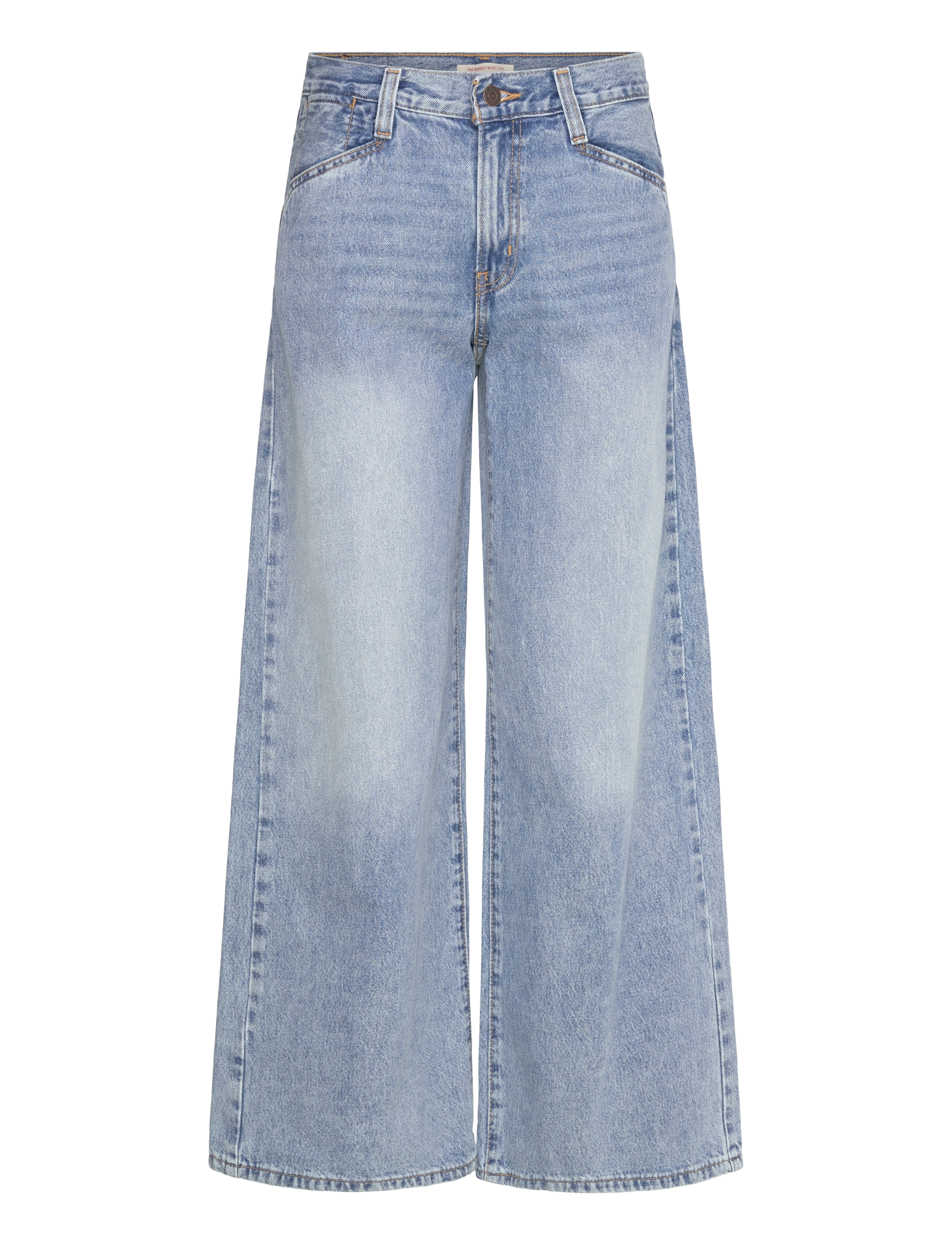 Levi's® - 94 BAGGY WIDE LEG LIGHT TOUCH - light indigo - worn in - 1