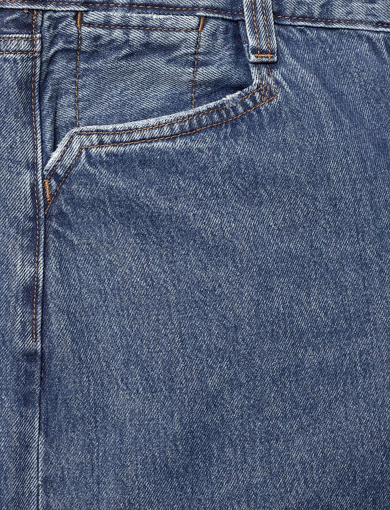 Levi's® - 94 BAGGY WIDE LEG TAKE CHANCES - hosen mit weitem bein - med indigo - worn in - 5