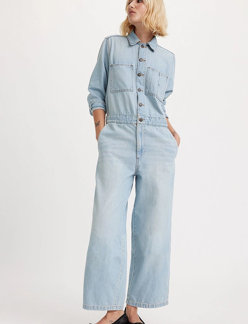 Levi's® - ICONIC JUMPSUIT CELEBRATE THE - pükskostüümid - med indigo - worn in - 0