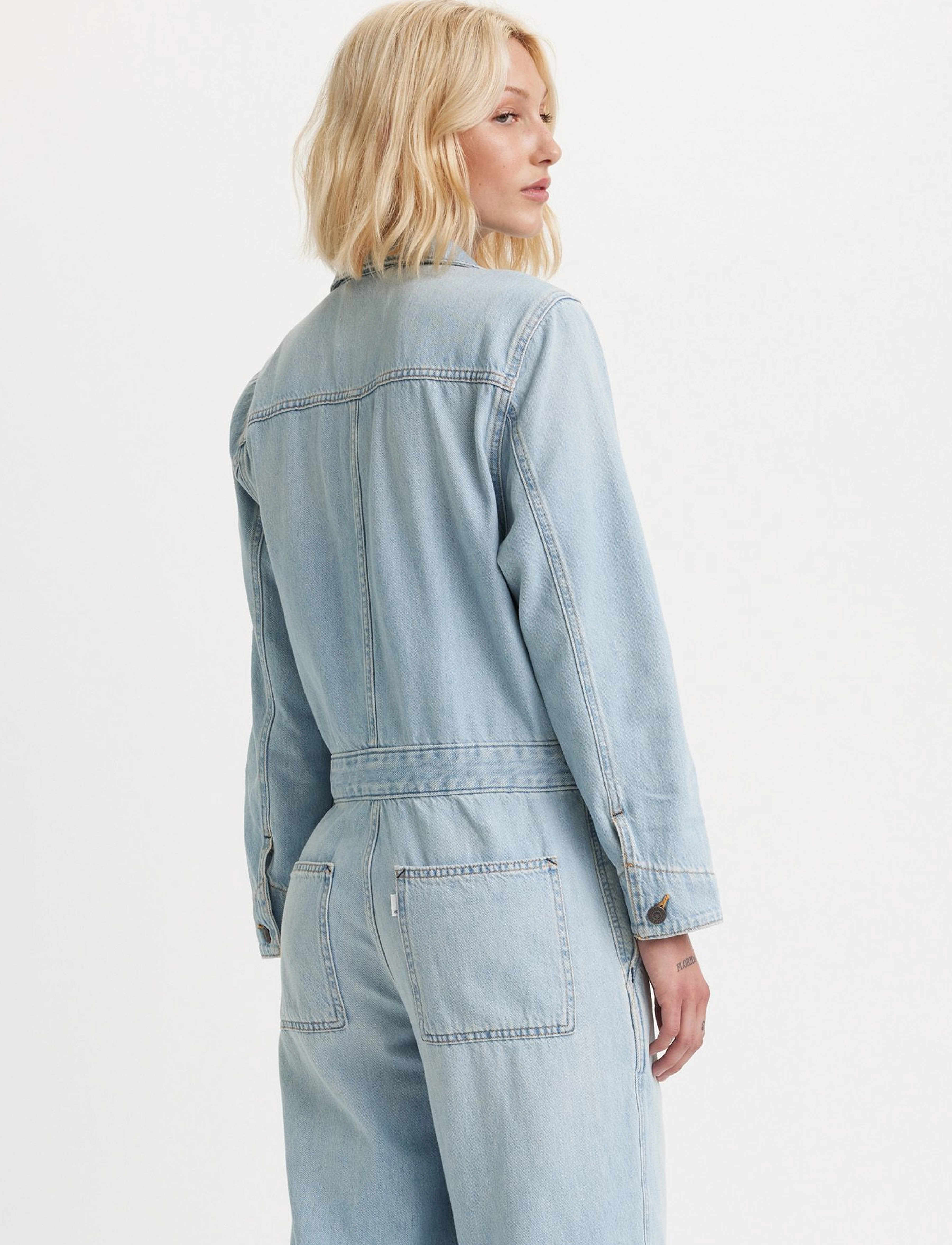 Levi's® - ICONIC JUMPSUIT CELEBRATE THE - jumpsuits - med indigo - worn in - 4