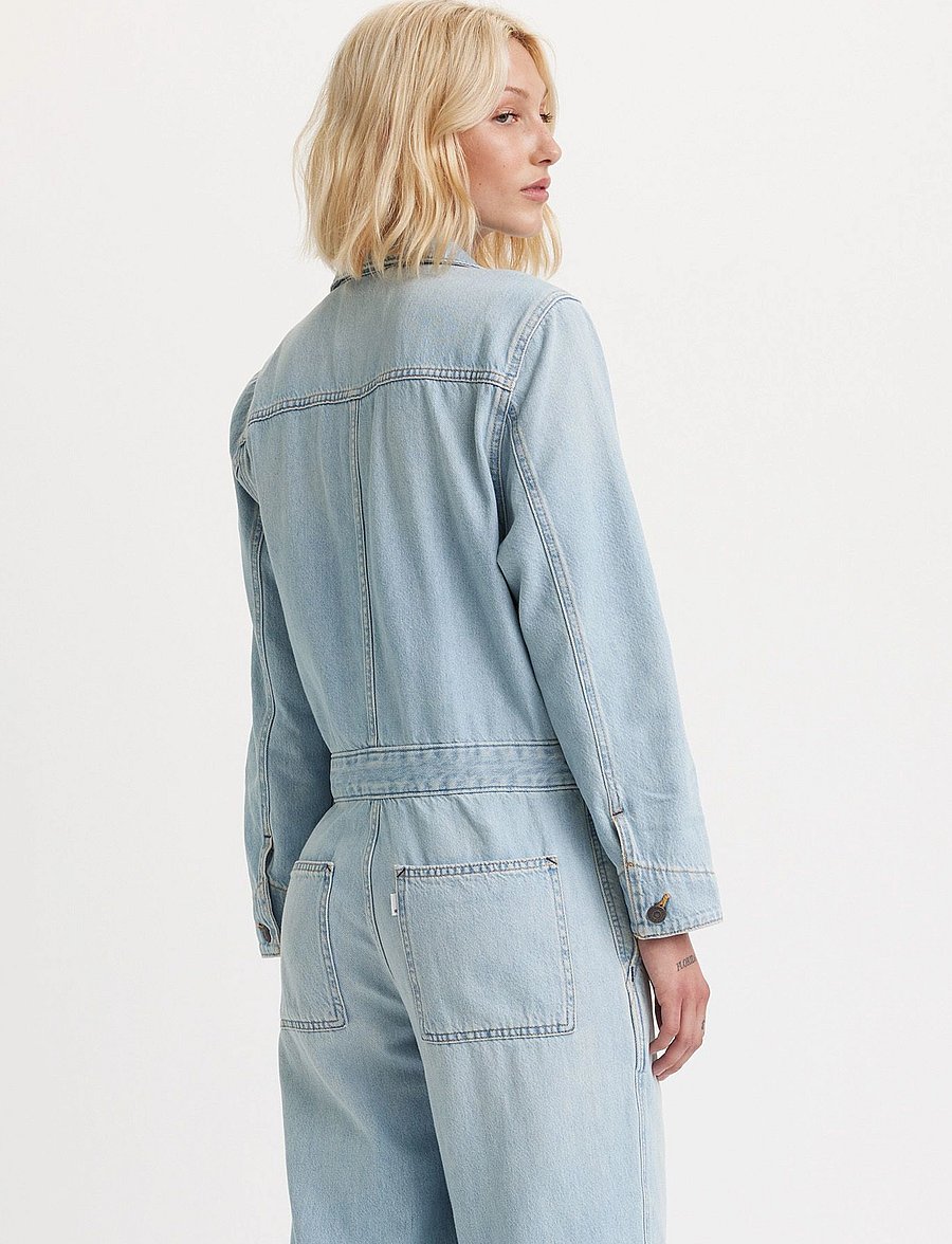 Levi's® - ICONIC JUMPSUIT CELEBRATE THE - jumpsuits - med indigo - worn in - 4