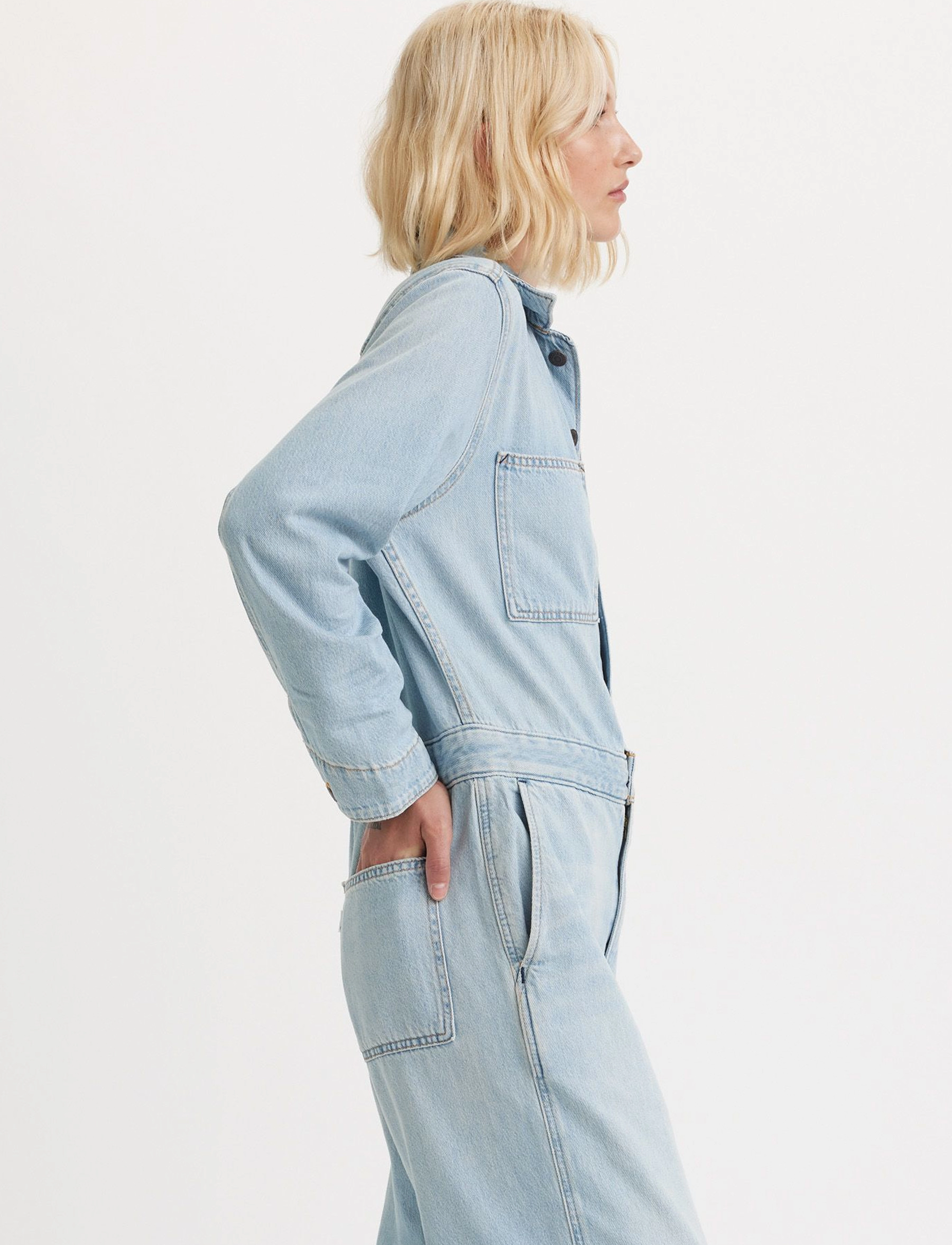 Levi's® - ICONIC JUMPSUIT CELEBRATE THE - jumpsuits - med indigo - worn in - 5