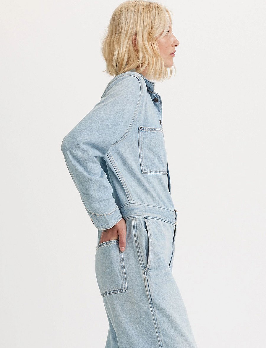 Levi's® - ICONIC JUMPSUIT CELEBRATE THE - jumpsuits - med indigo - worn in - 5
