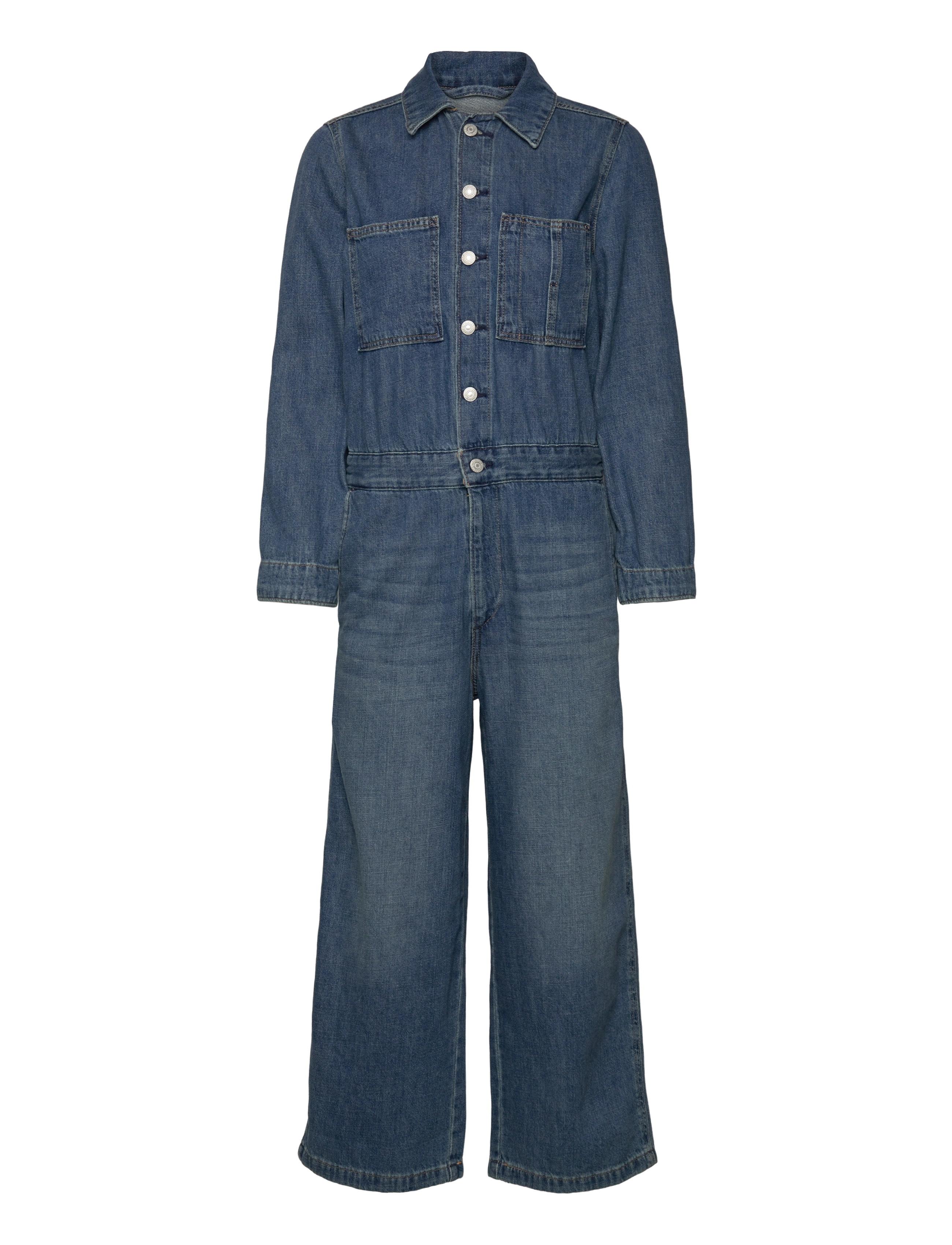 Levi's® - ICONIC JUMPSUIT STOP FLAXING J - med indigo - worn in - 1