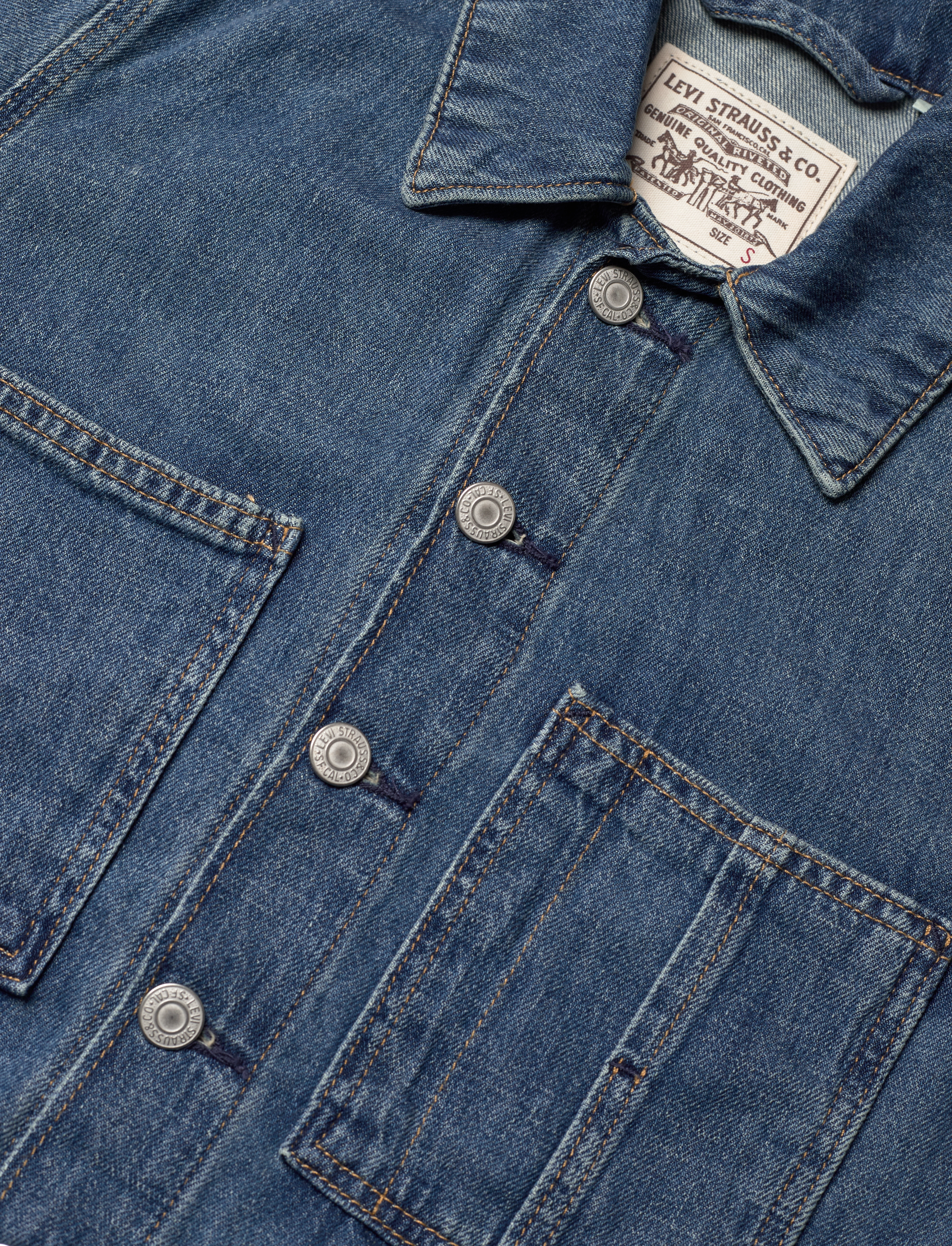Levi's® - ICONIC JUMPSUIT STOP FLAXING J - med indigo - worn in - 5