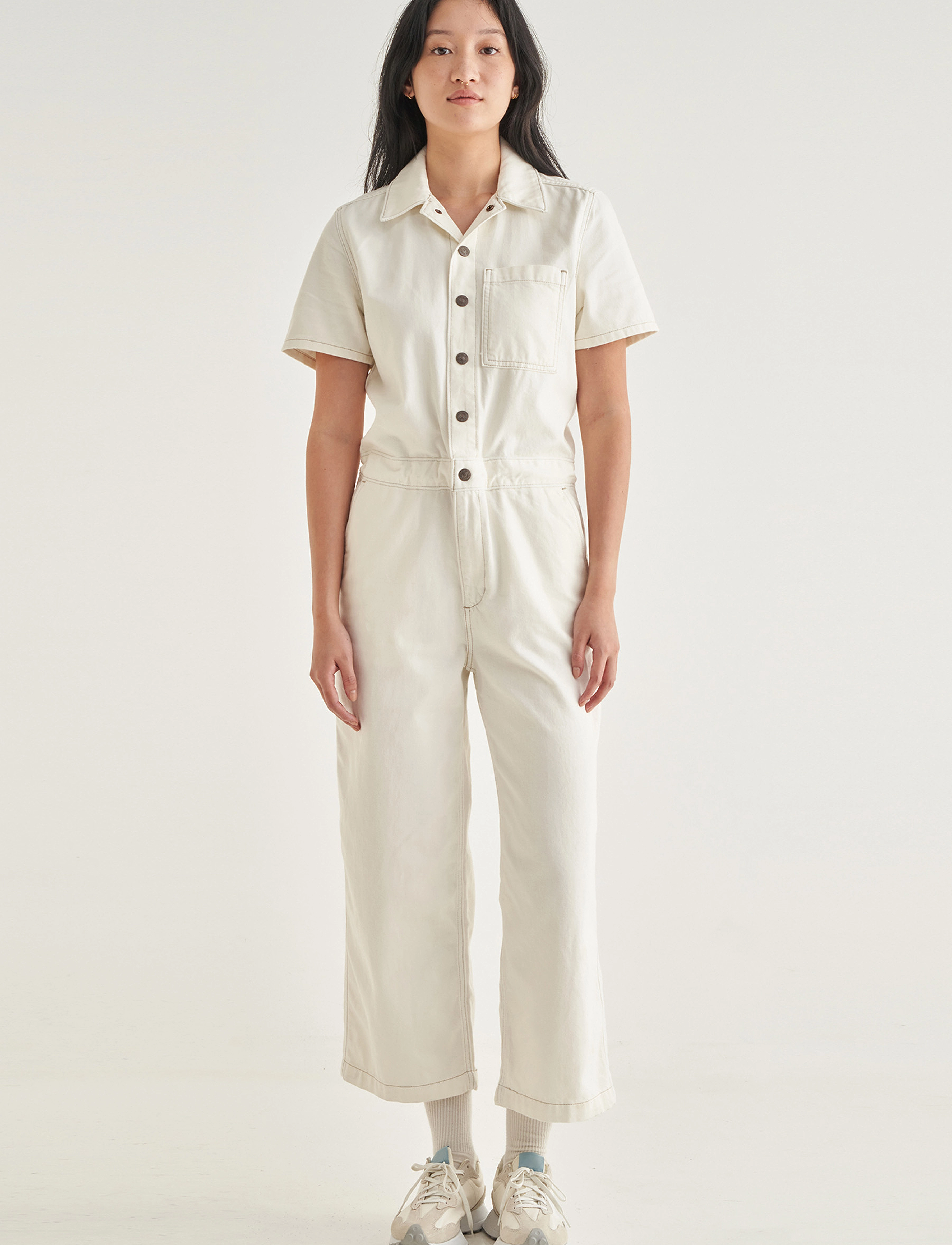 LEVI´S Women - SS HERITAGE JUMPSUIT SERENITY - whites - 2