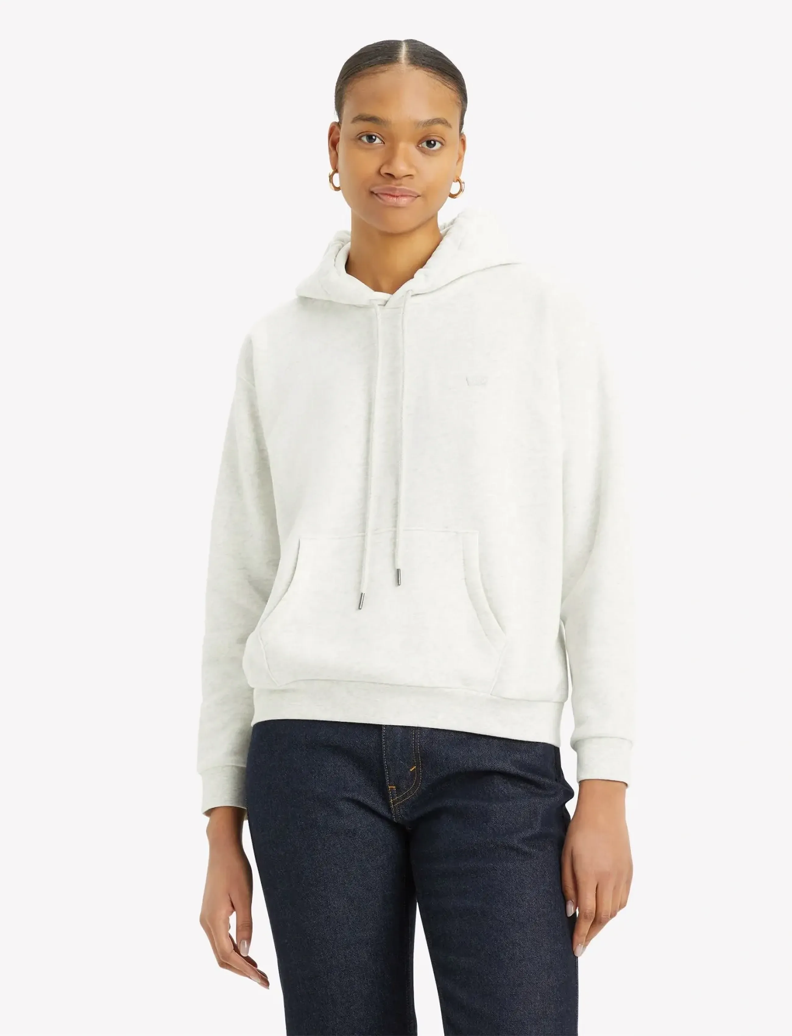 Levi's® - EVERYDAY HOODIE ORBIT HEATHER - greys - 0
