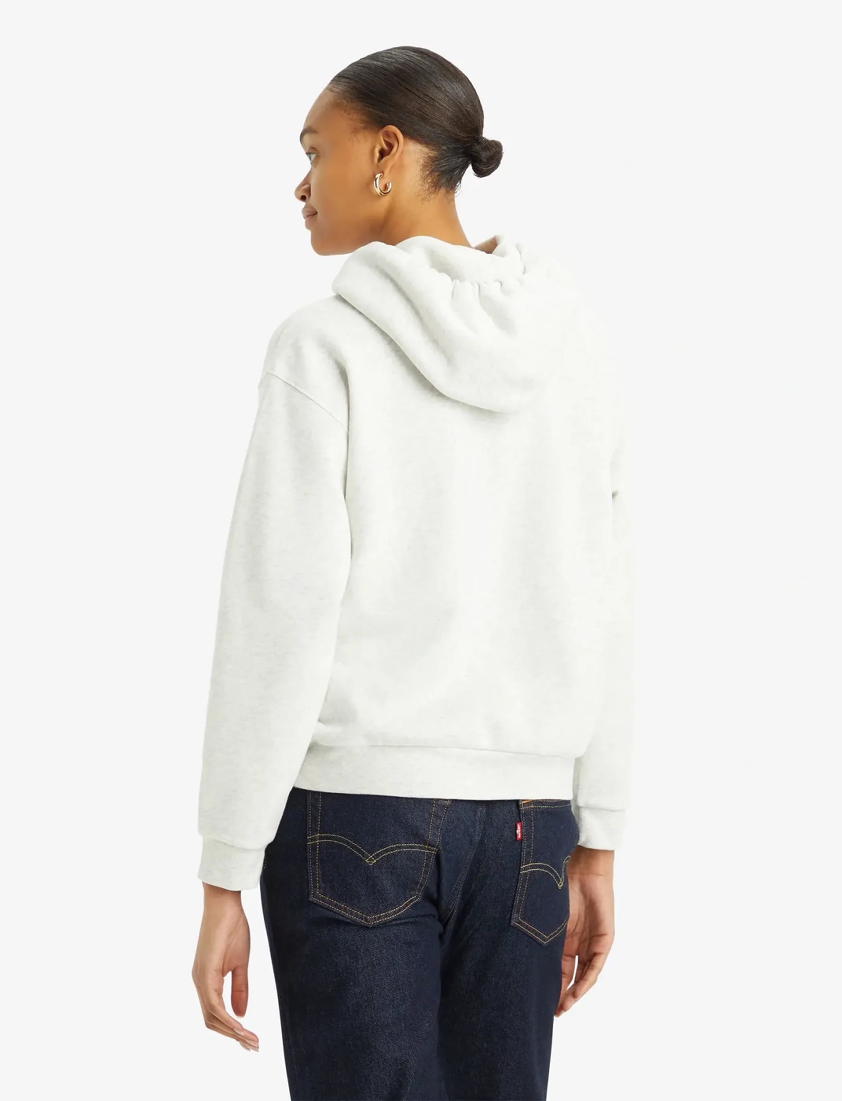 Levi's® - EVERYDAY HOODIE ORBIT HEATHER - kapuzenpullover - greys - 4