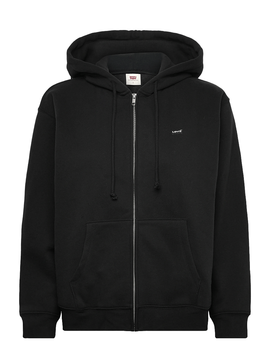 Levi's® - EVERYDAY ZIP HOODIE ANTHRACITE - hættetrøjer - blacks - 1