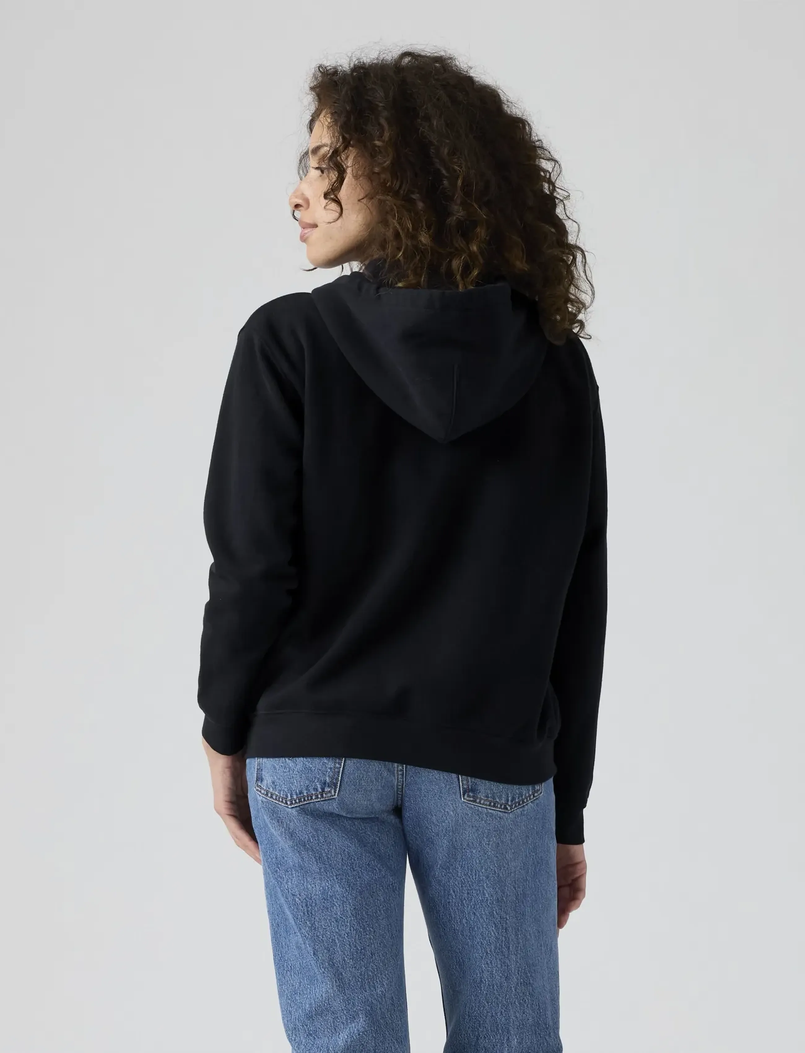 Levi's® - EVERYDAY ZIP HOODIE ANTHRACITE - hættetrøjer - blacks - 3