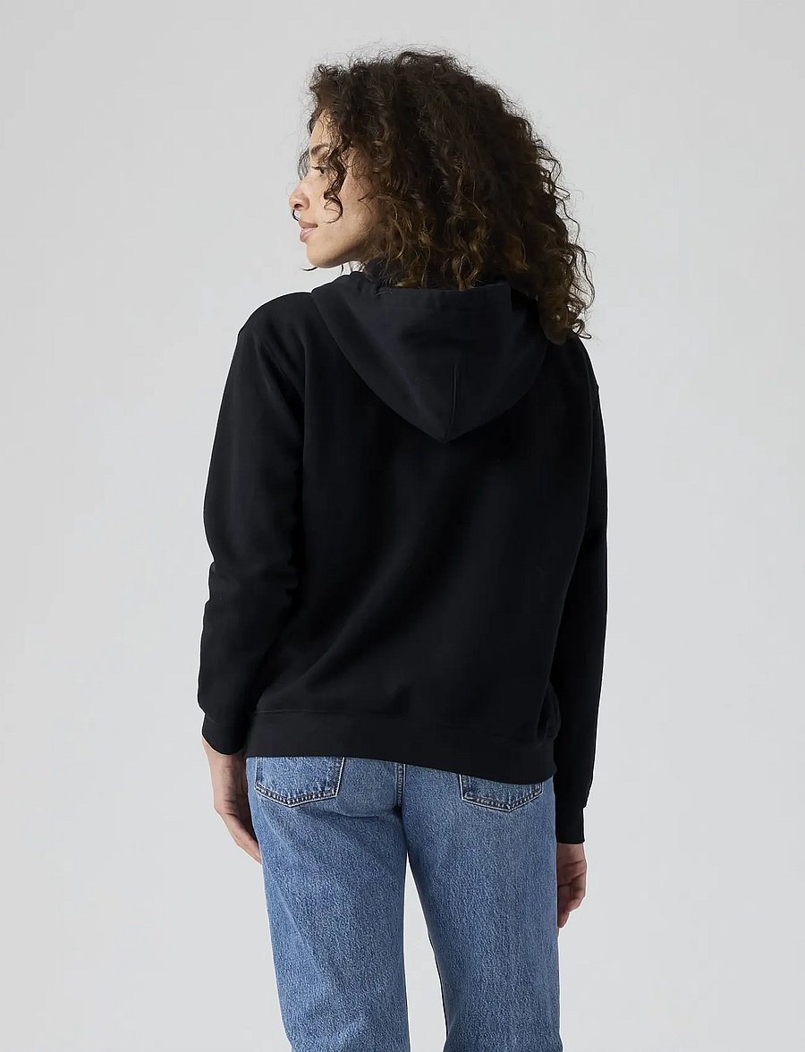 Levi's® - EVERYDAY ZIP HOODIE ANTHRACITE - hættetrøjer - blacks - 3