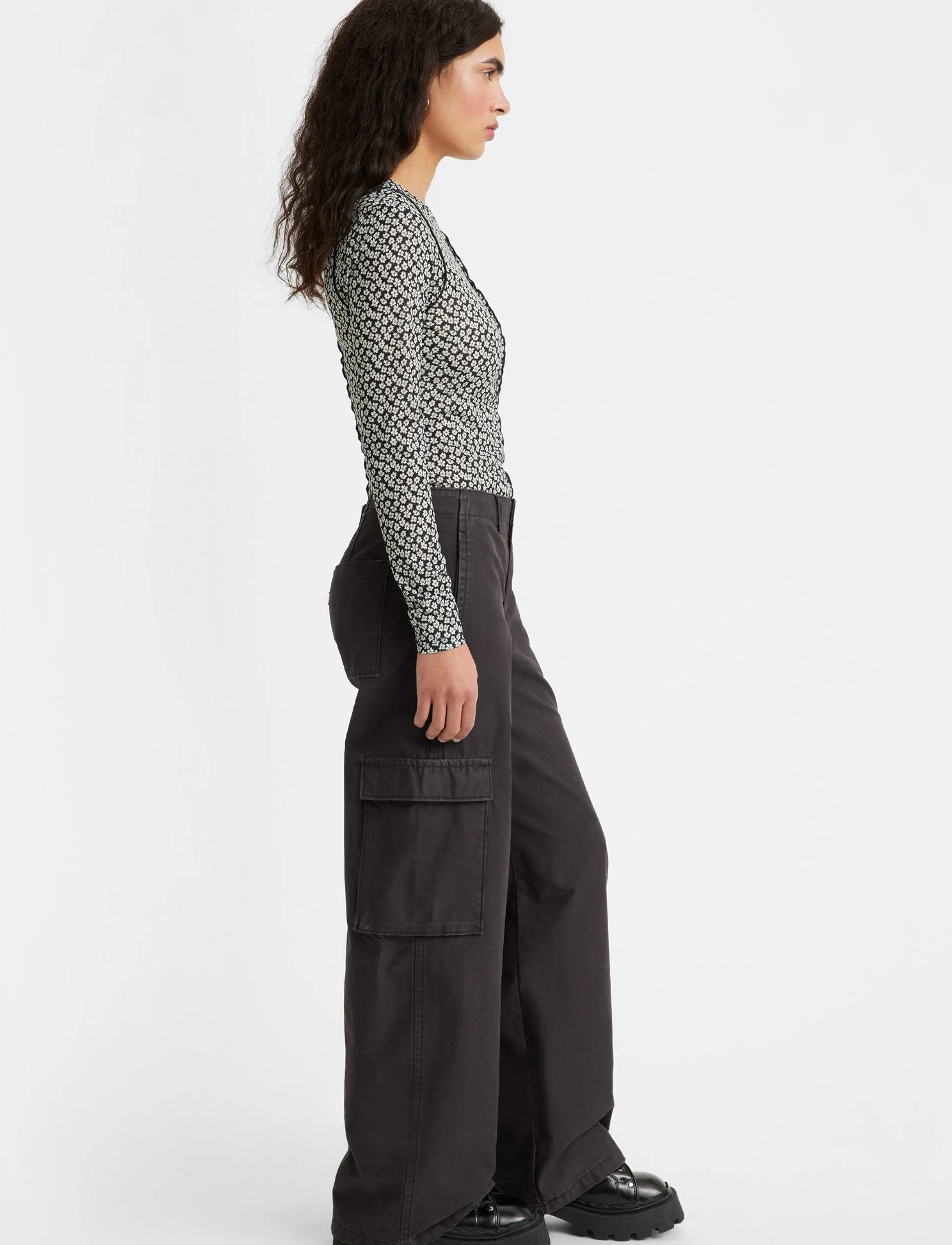 Levi's® - BAGGY CARGO METEORITE - blacks - 5