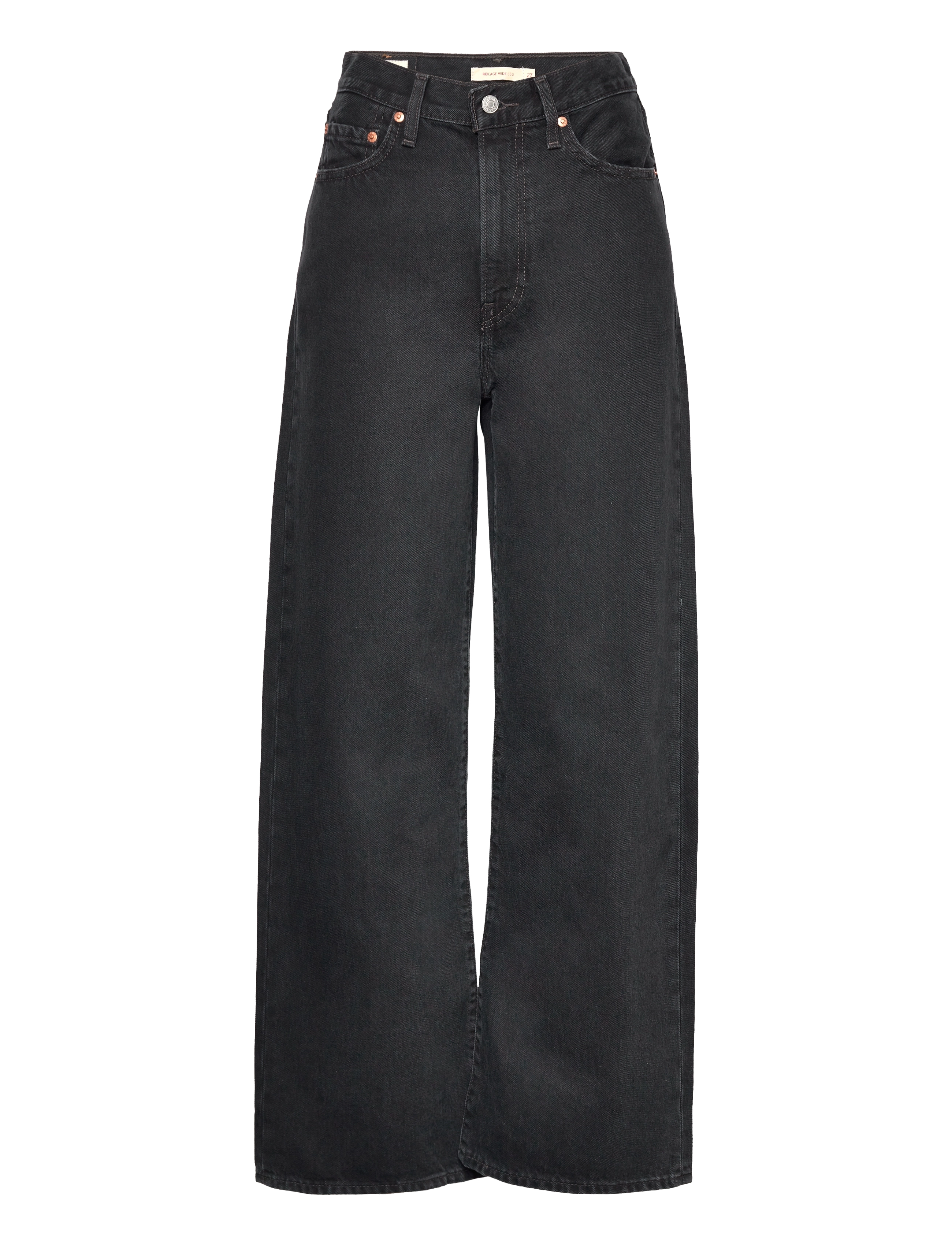 RIBCAGE WIDE LEG H223 ROSIE PO - BLACKS