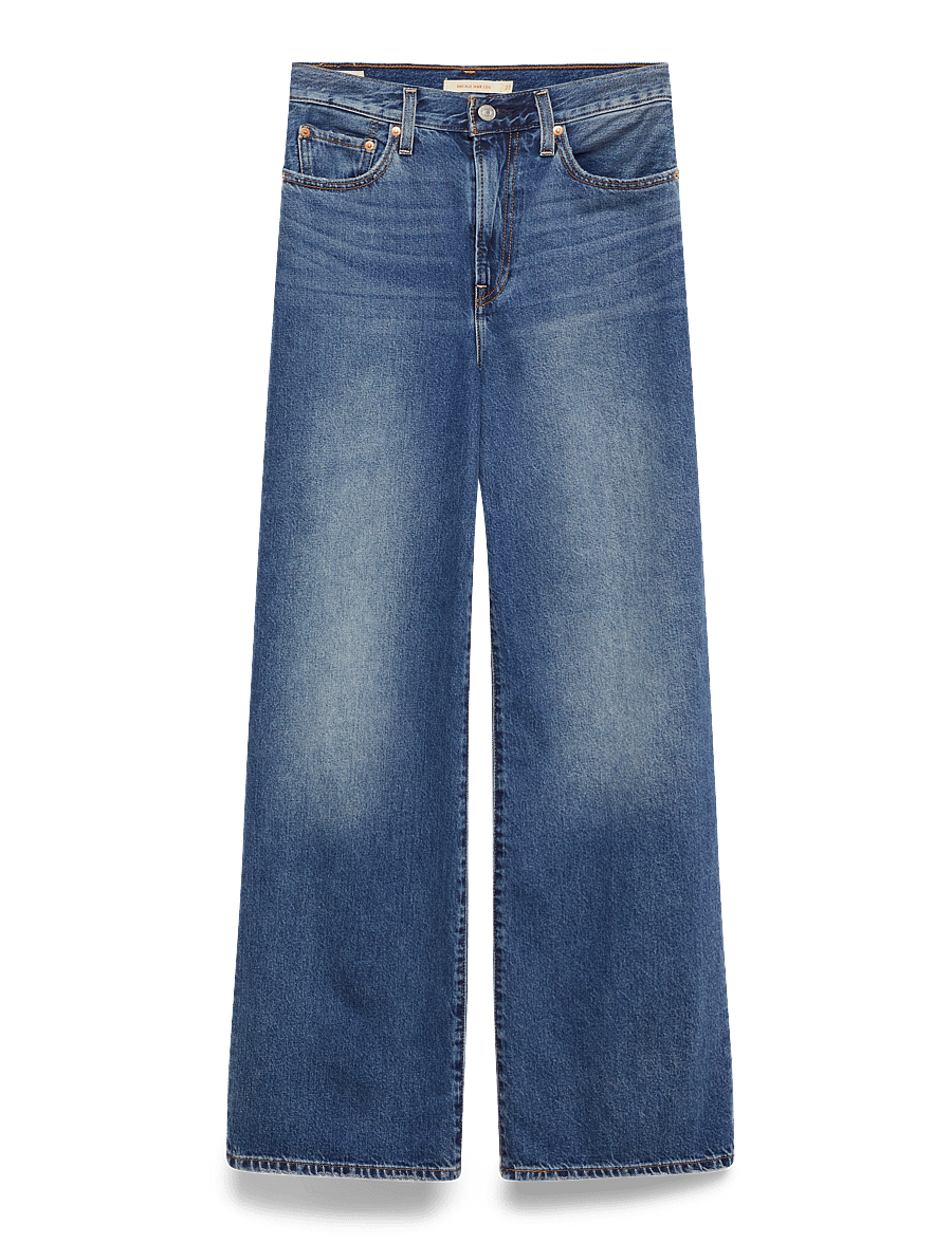 Levi's® - RIBCAGE WIDE LEG H223 POLAR PE - brede jeans - dark indigo - worn in - 2