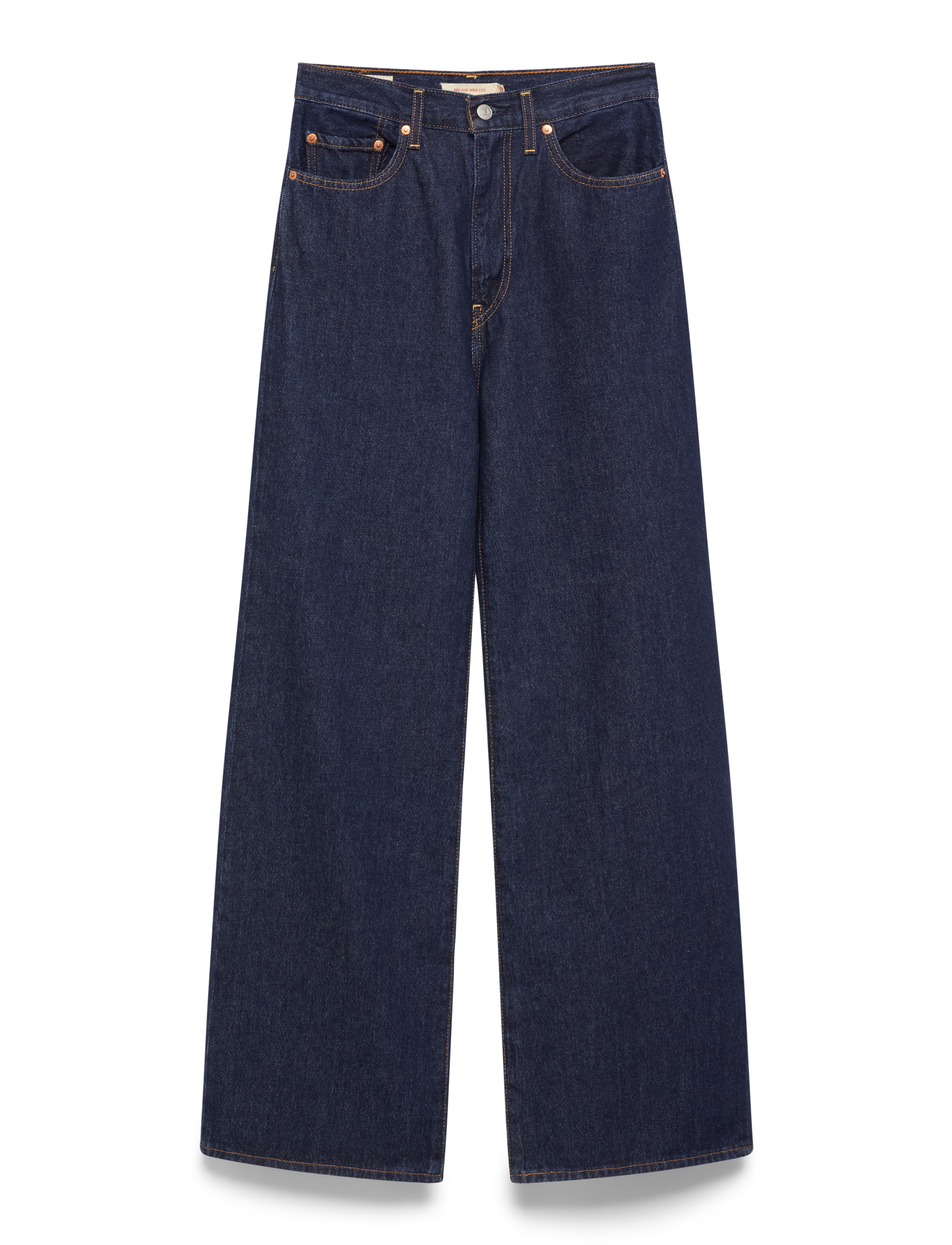 Levi's Ribcage Wide Leg H223 Shaded V, 28 x 32, Blue, Jeans > Vidde, Dame