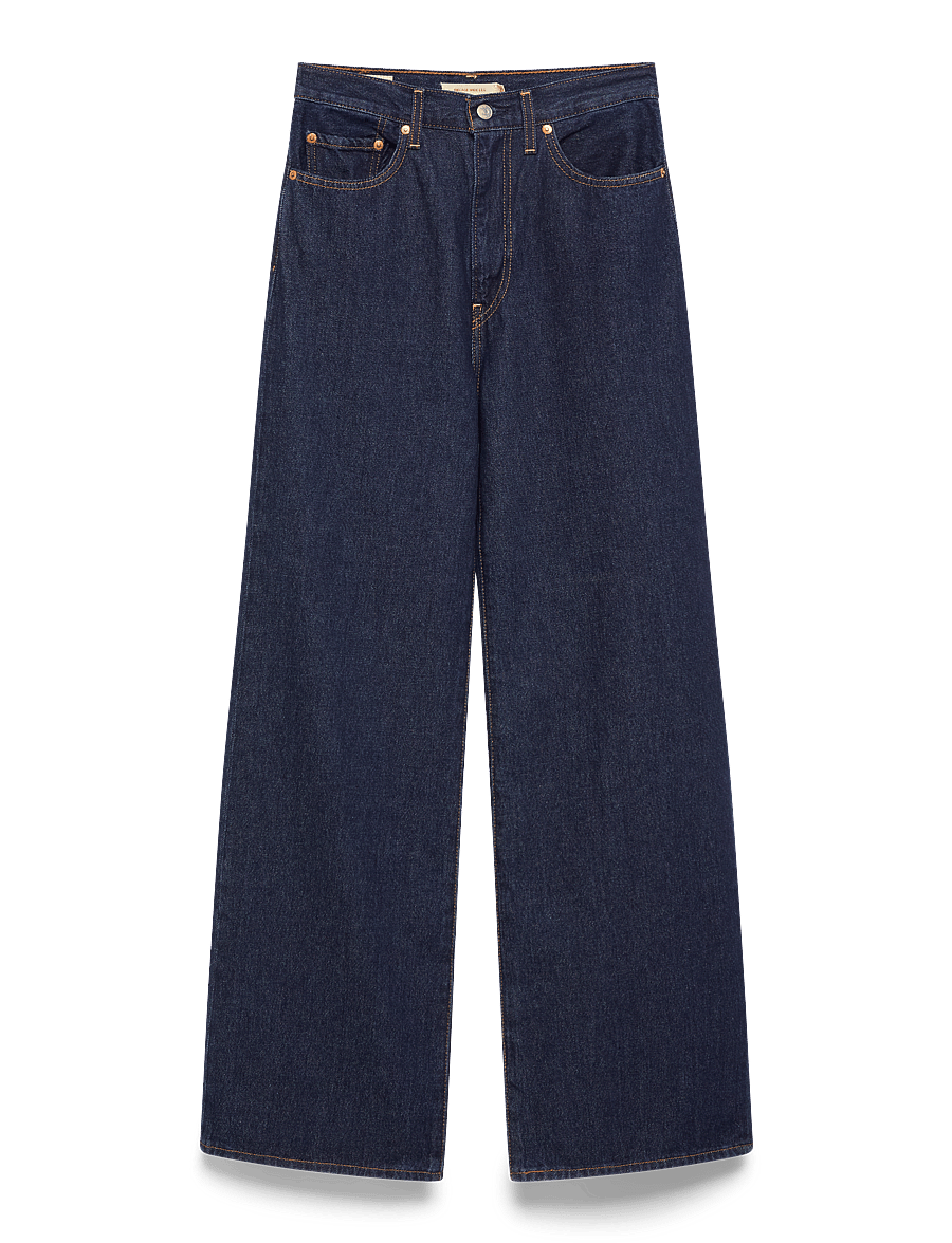 Levi's® - RIBCAGE WIDE LEG H223 SHADED V - hosen mit weitem bein - dark indigo - flat finish - 1