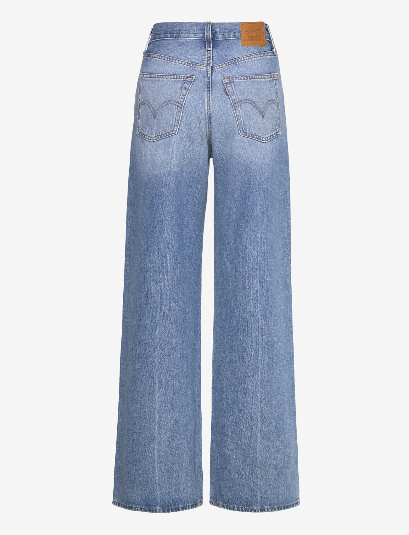 Levi's® - RIBCAGE WIDE LEG H223 NOT THE - vida jeans - med indigo - worn in - 2