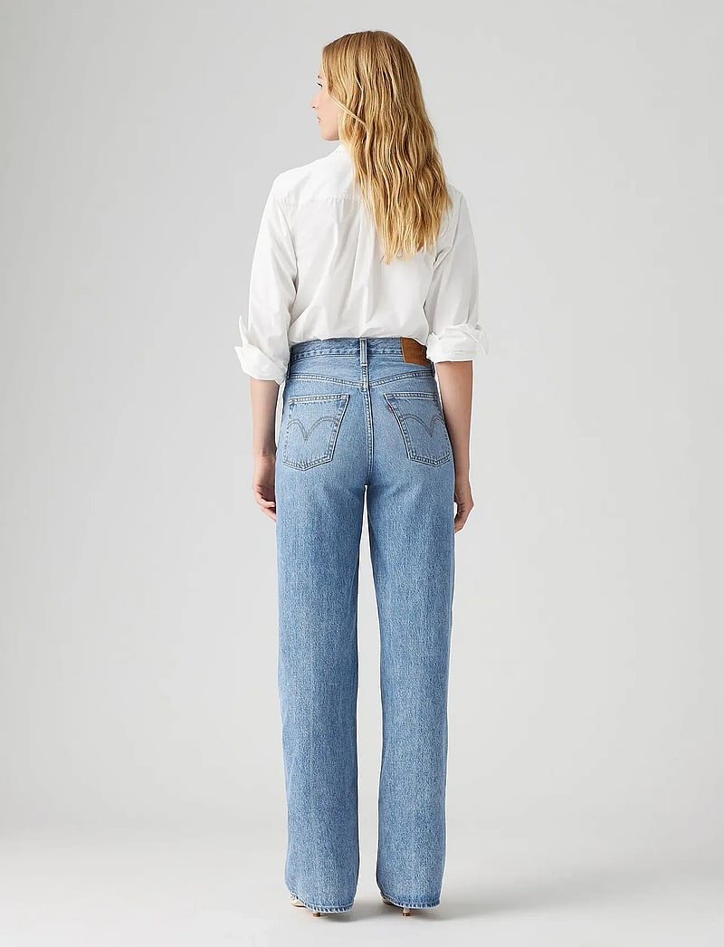 Levi's® - RIBCAGE WIDE LEG H223 NOT THE - vida jeans - med indigo - worn in - 4