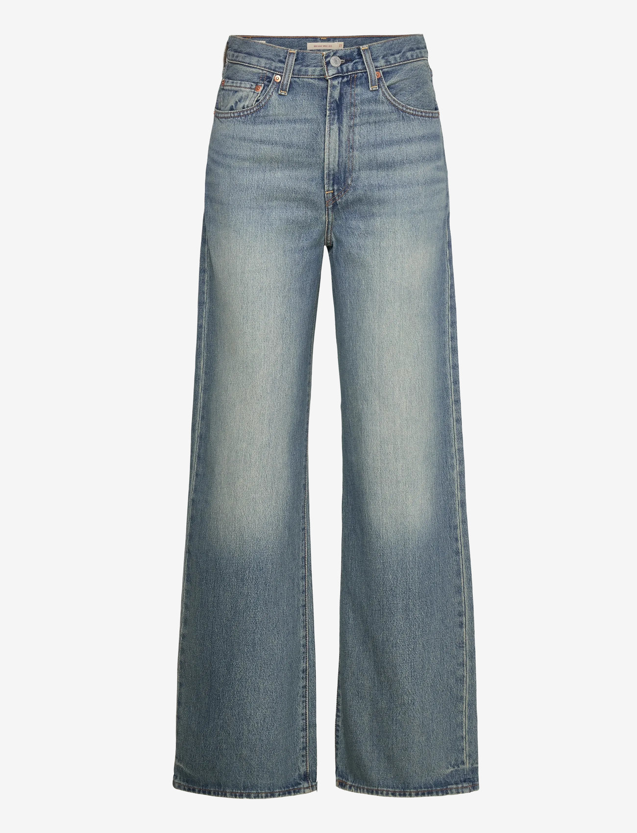Levi's® - RIBCAGE WIDE LEG H223 TINT STO - hosen mit weitem bein - med indigo - worn in - 1