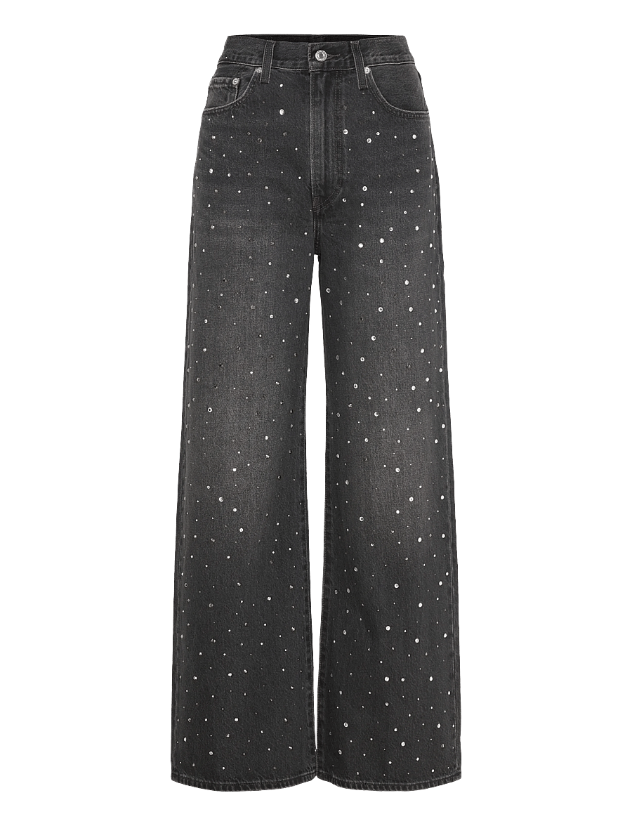 Levi's® - RIBCAGE WIDE LEG H223 DAZZLE M - blacks - 1