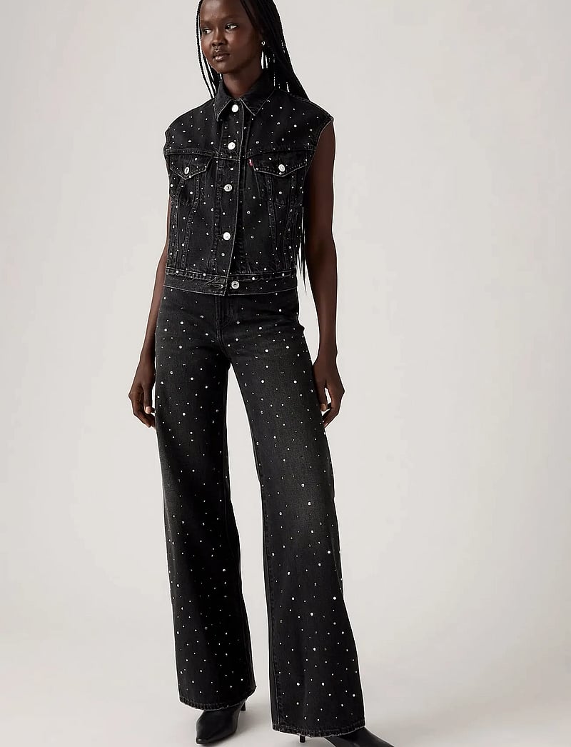 Levi's® - RIBCAGE WIDE LEG H223 DAZZLE M - blacks - 0