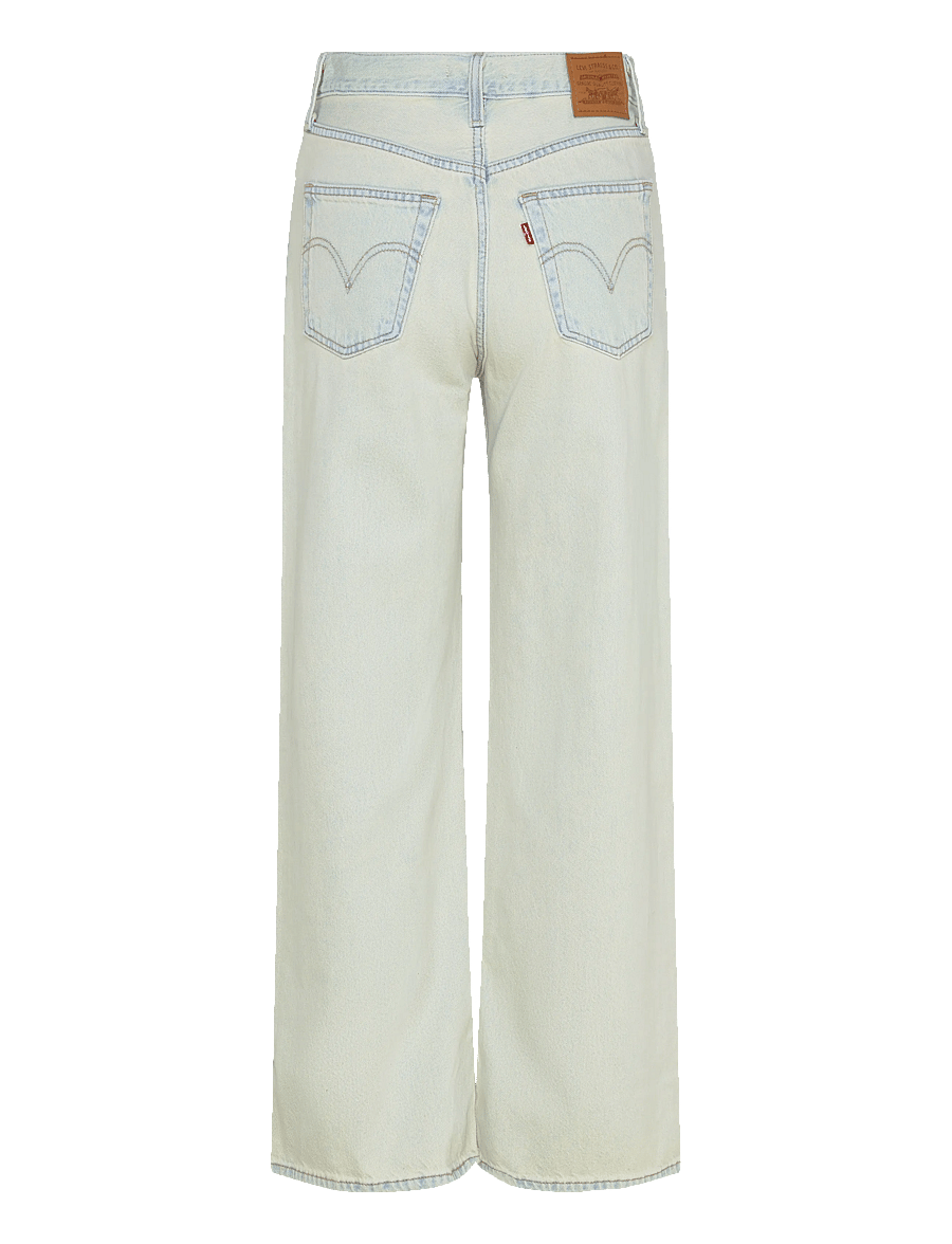 Levi's® - RIBCAGE WIDE LEG H223 DE ORO - szerokie dżinsy - light indigo - flat finis - 2