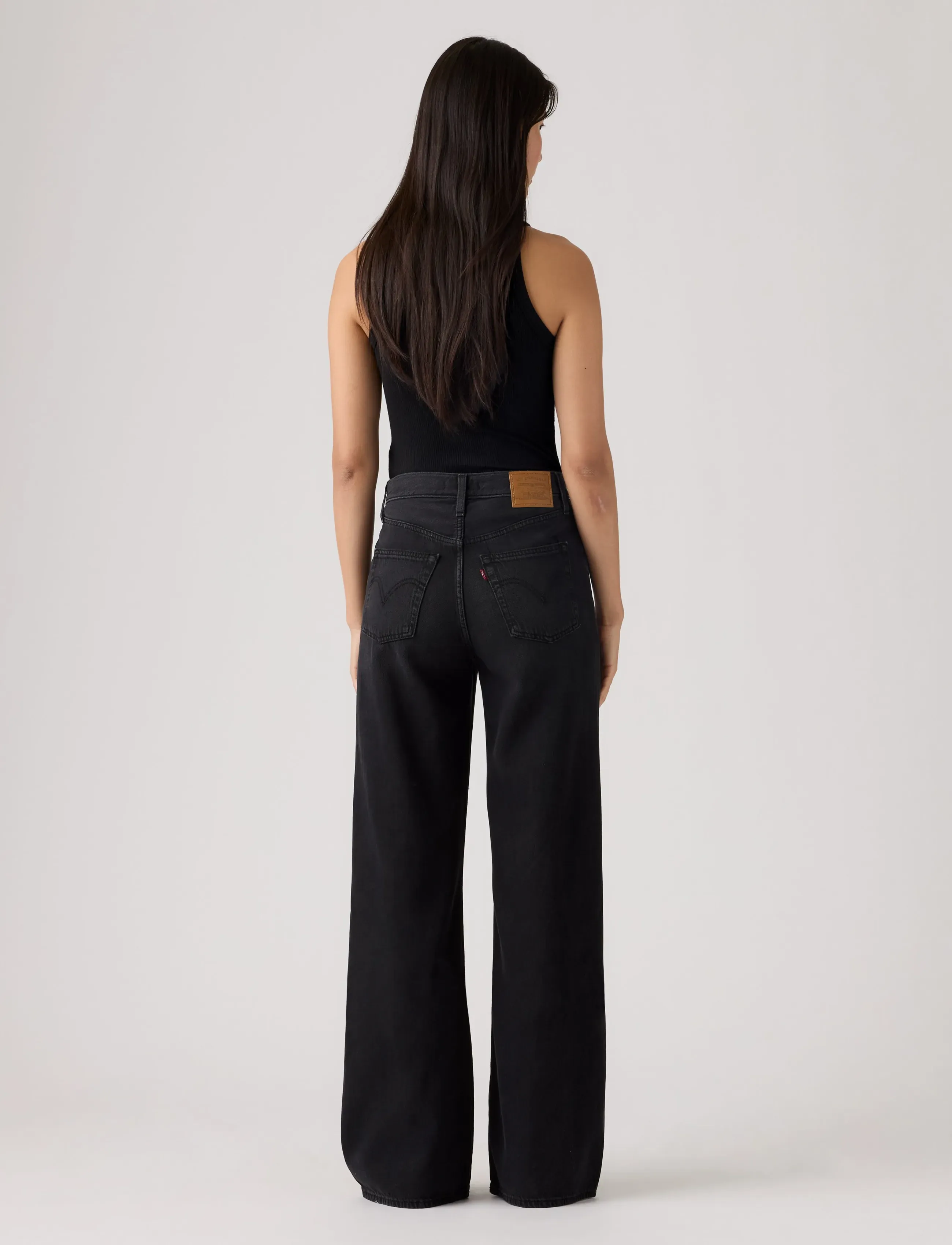 Levi's® - RIBCAGE WIDE LEG H223 NONE YOU - laia säärega teksad - blacks - 4