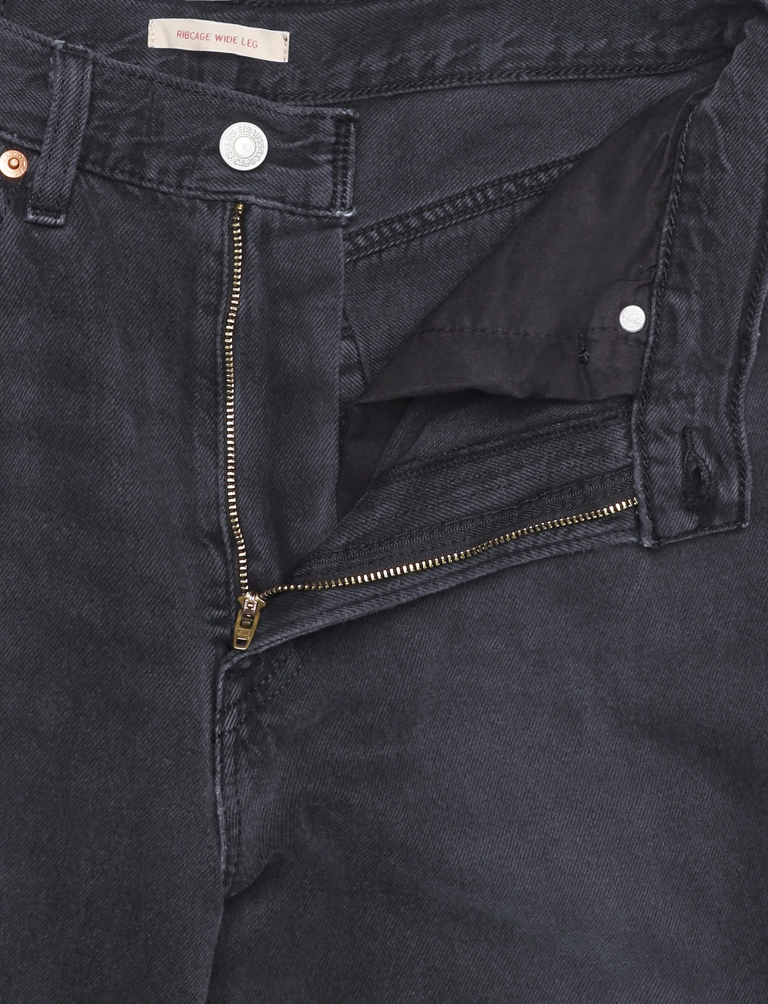 Levi's® - RIBCAGE WIDE LEG H223 NONE YOU - vida jeans - blacks - 3