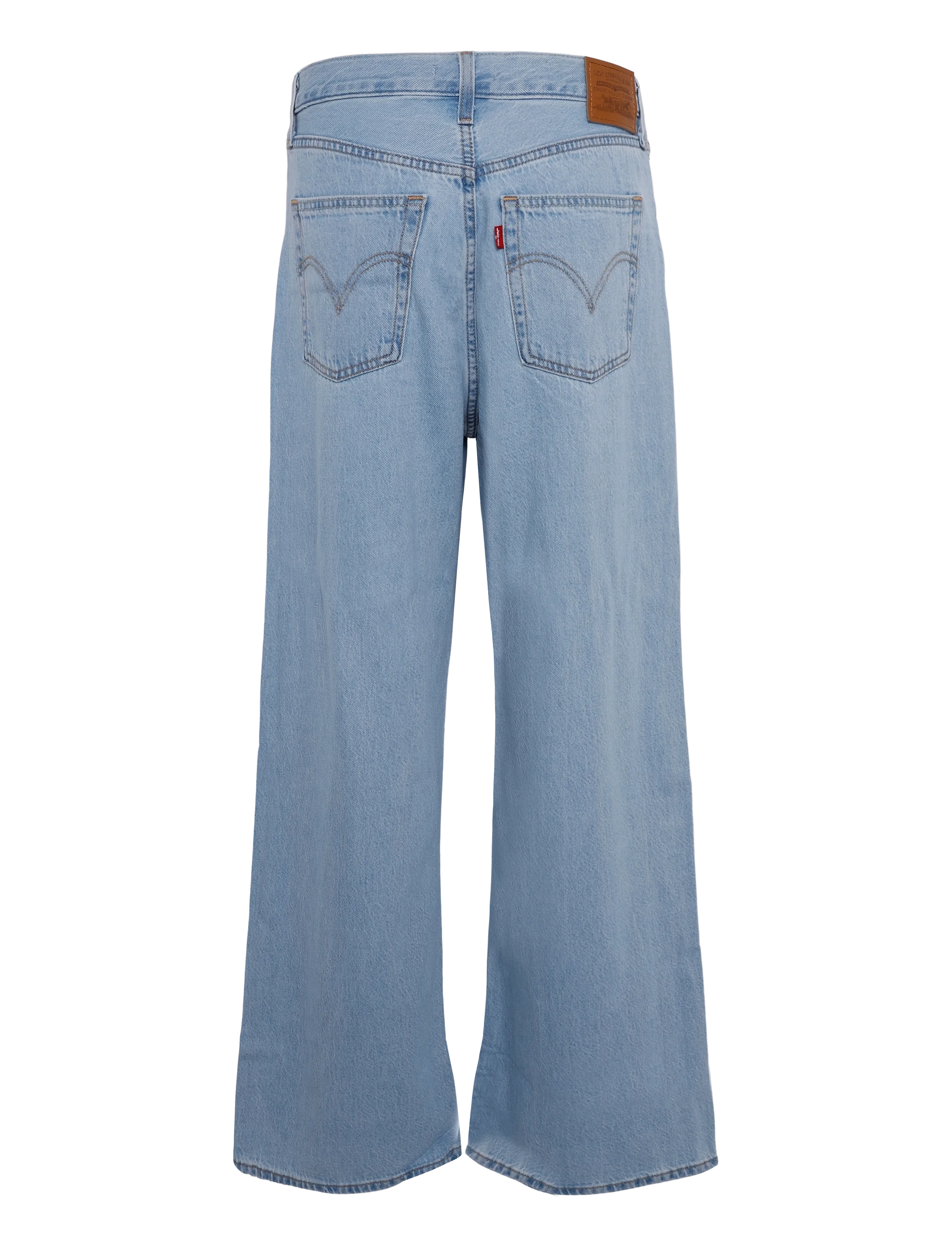 Levi's® - RIBCAGE WIDE LEG H223 OF COURS - laia säärega teksad - med indigo - flat finish - 1